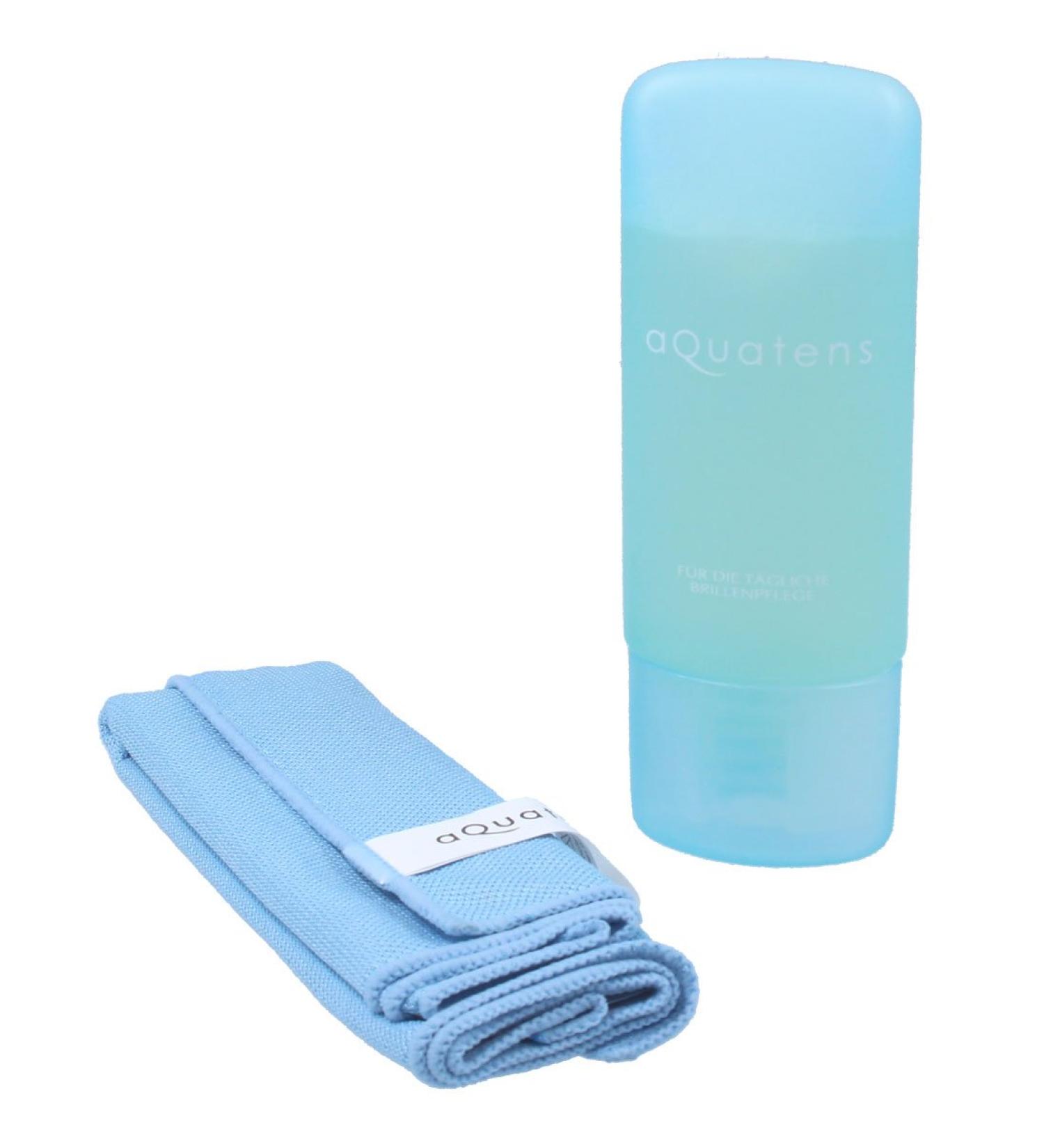 aQuatens - glasses care for comfortable vision - 75ml with cloth