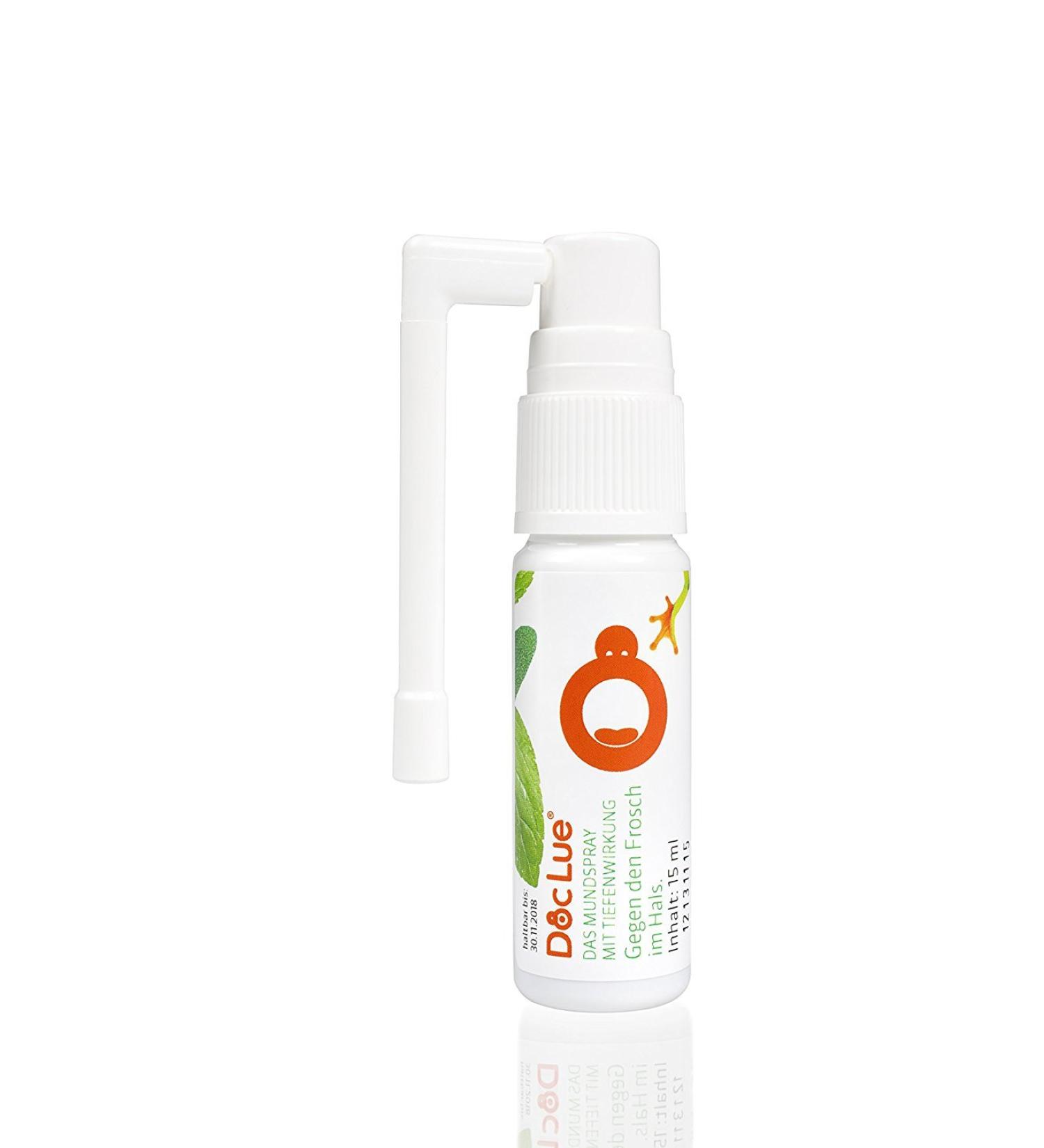Doclue Throat Spray - Patented Formula for Relief | 150 Applications | Clear Breath Solution Against Frog in Throat - Buy Online on GoSupps.com