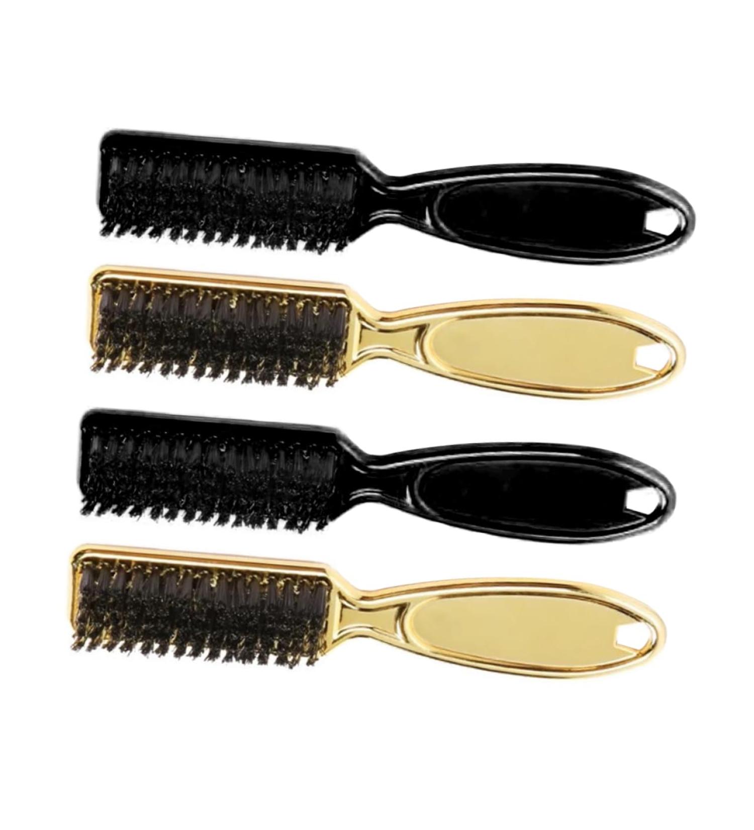 Frcolor 4-Piece Mustache & Neck Hair Cleaning Brush Set - Travel Razor & Hairdresser Fading Brushes - Premium Fiber Wool Grooming Tools - Buy Online on GoSupps.com