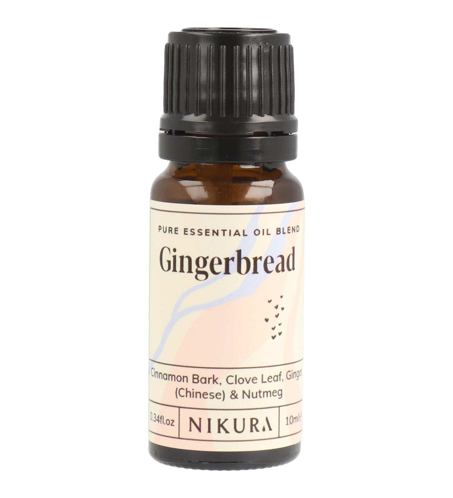 Nikura | Gingerbread Essential Oil Blend - 10ml - 100% Natural 10 ml (Pack of 1) - Buy Online on GoSupps.com