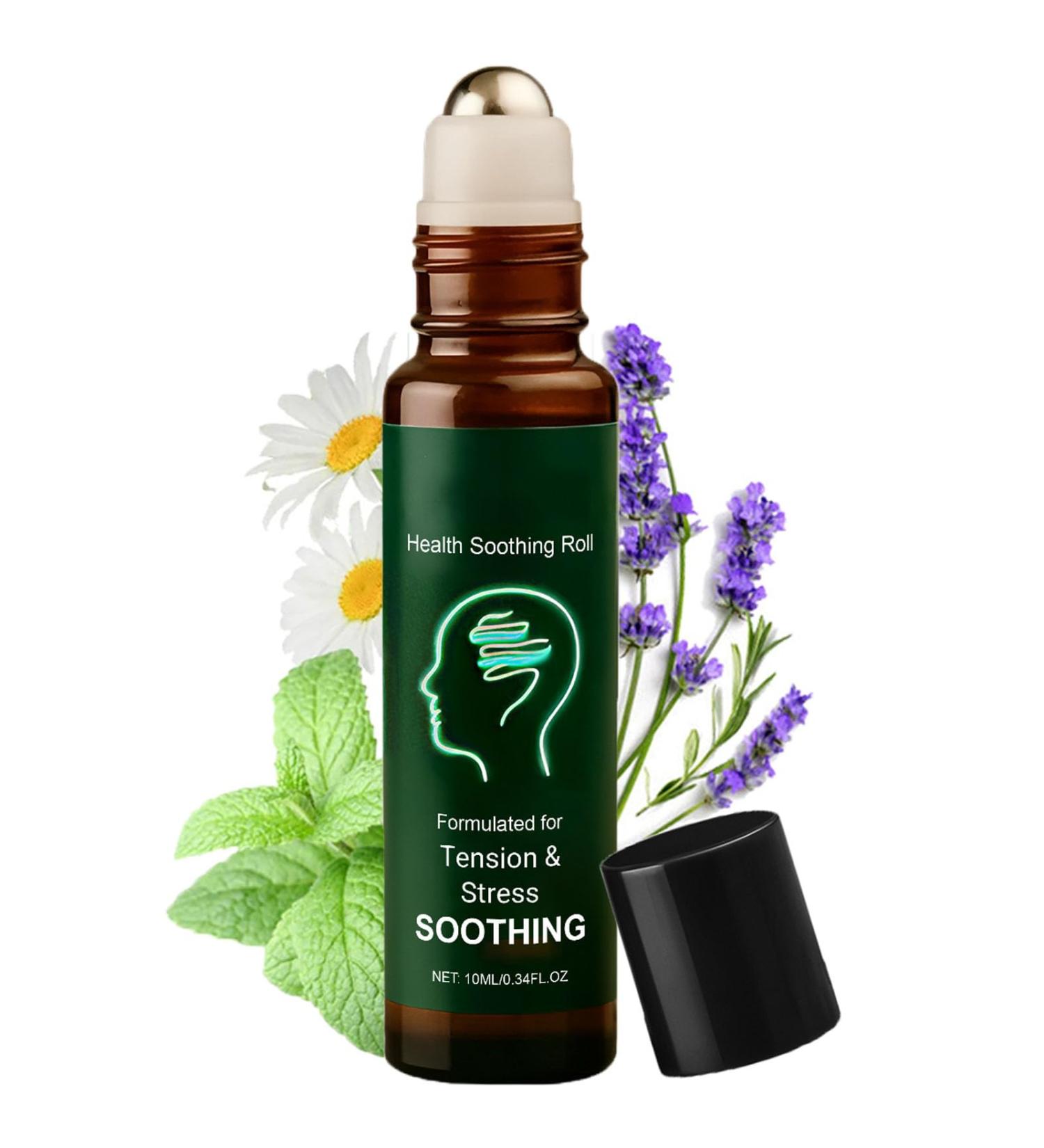Migraine Relief Roll-On Migraine & Headaches Roll On Essential Oil 10ml Soothing Peppermint Oil Headache Stick Fast Cooling Comfort for Your Head (1Pcs) - Buy Online on GoSupps.com