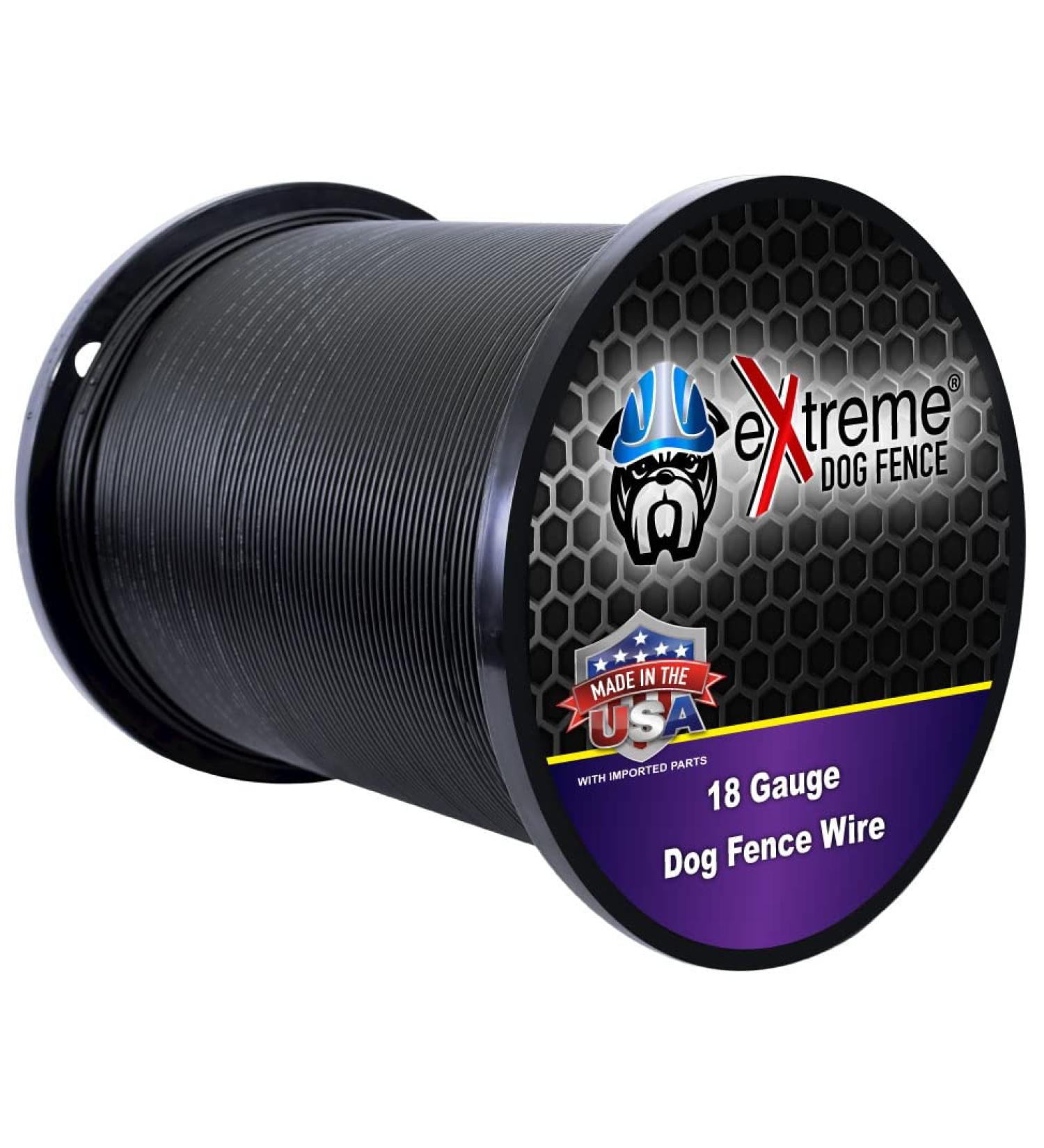 Extreme Dog Fence 18 Gauge Wire 1000 Ft - Heavy Duty Pet Containment Wire Compatible with Every in-Ground Fence System for Dogs - Pure Solid Copper Core Dog Containment System Wire by - Buy Online on GoSupps.com