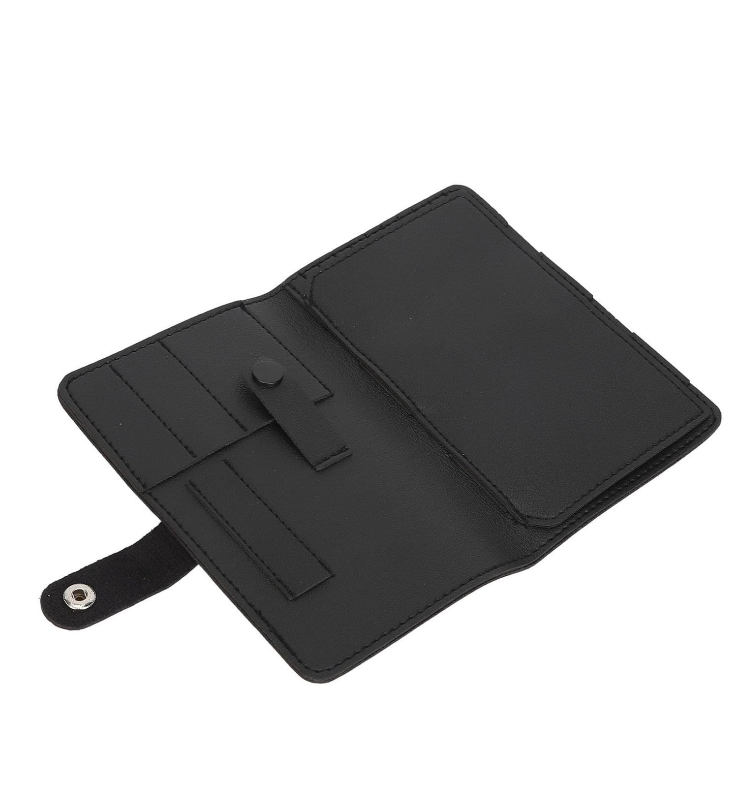 Nail Drill Bit Container Bag Portable Nail Drill Bit Organizer Bag with Zipper 37 Steel Pusher Slots (Black) - Buy Online on GoSupps.com