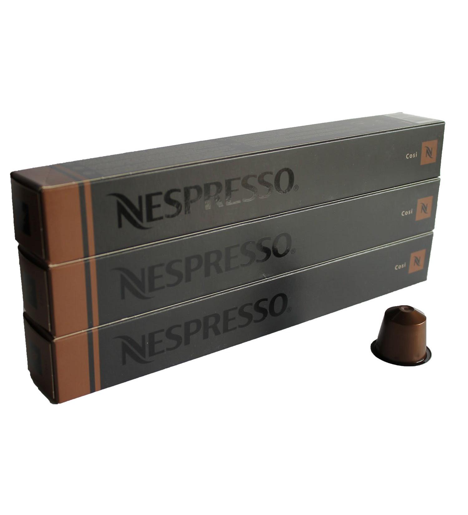 Nespresso COSI Nespresso Lot de 30 capsules espresso Lungo Nesttle