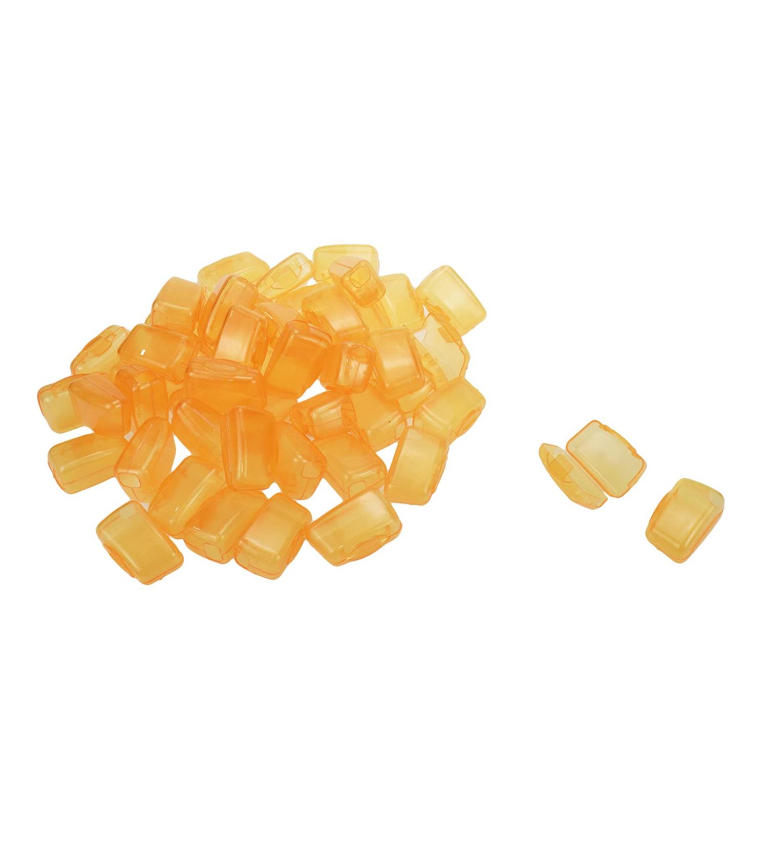 Dahszhi 50Pcs Yellow Toothbrush Cap Covers - Travel & Home Toothbrush Head Protector Case - Buy Online on GoSupps.com