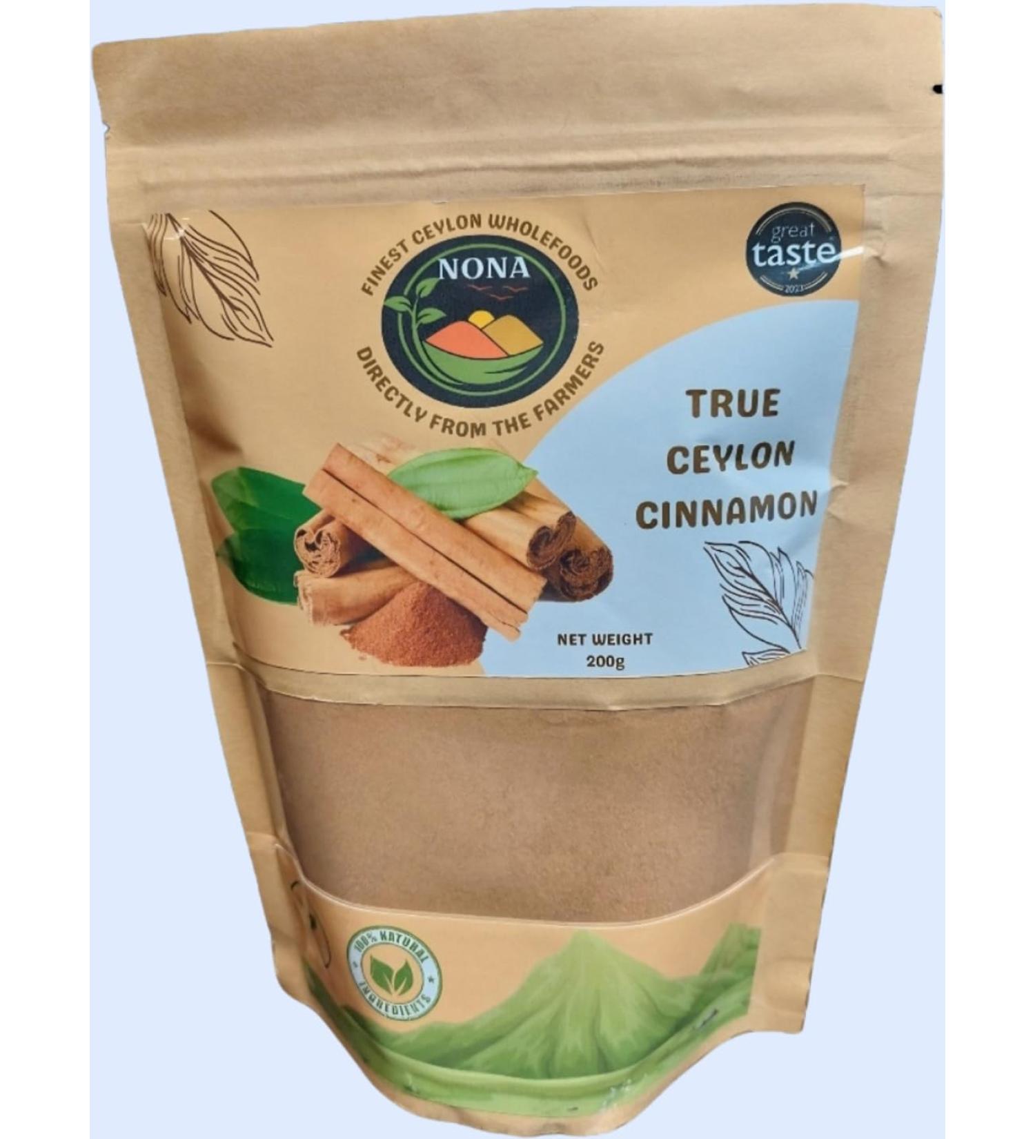 Pure Ceylon Cinnamon Powder 200g - Buy Online on GoSupps.com