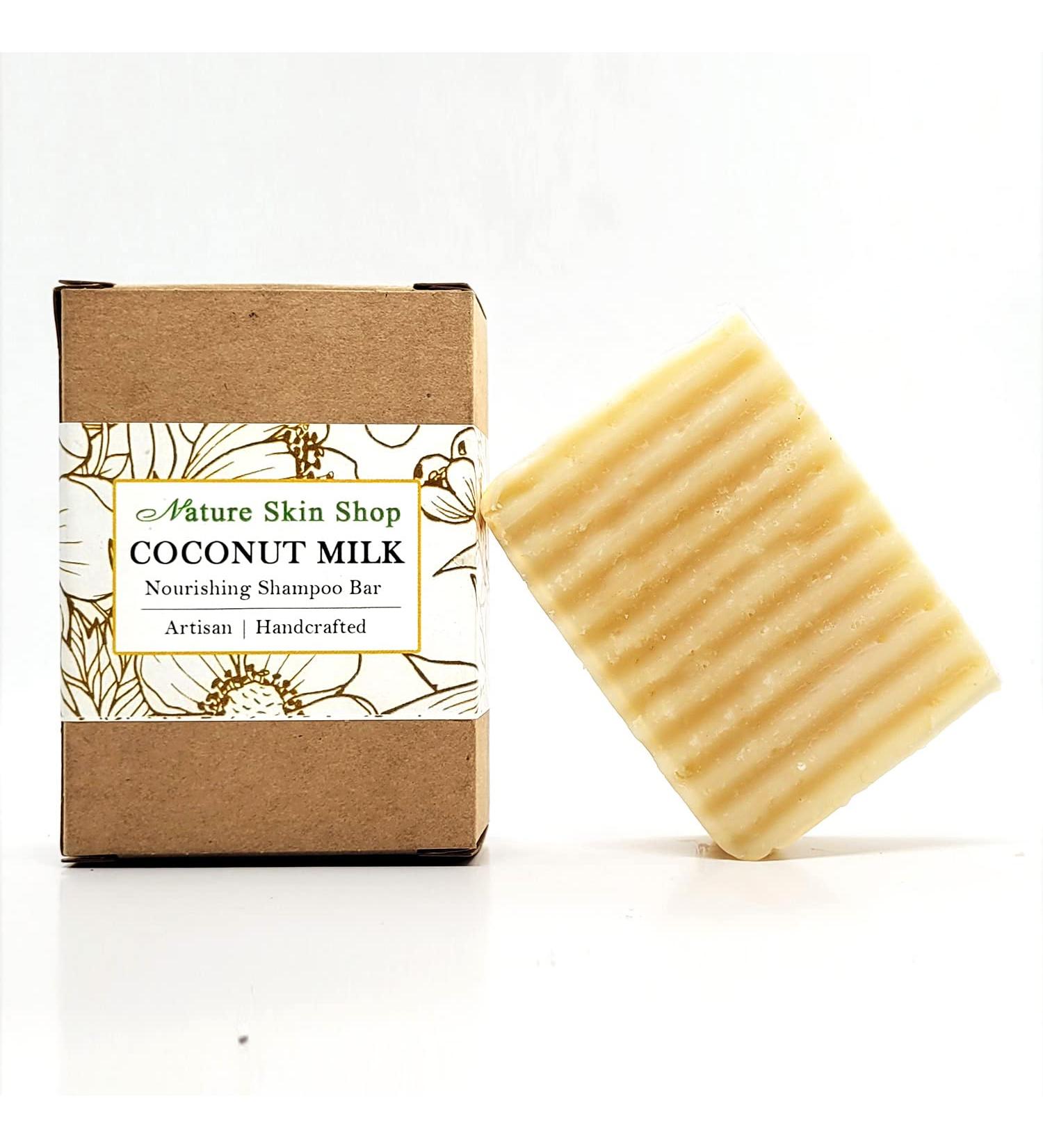 Coconut Milk Shampoo Solid Bar All-Natural Paraben-Free Cold Process | Eco-Friendly Hair Care - Buy Online on GoSupps.com