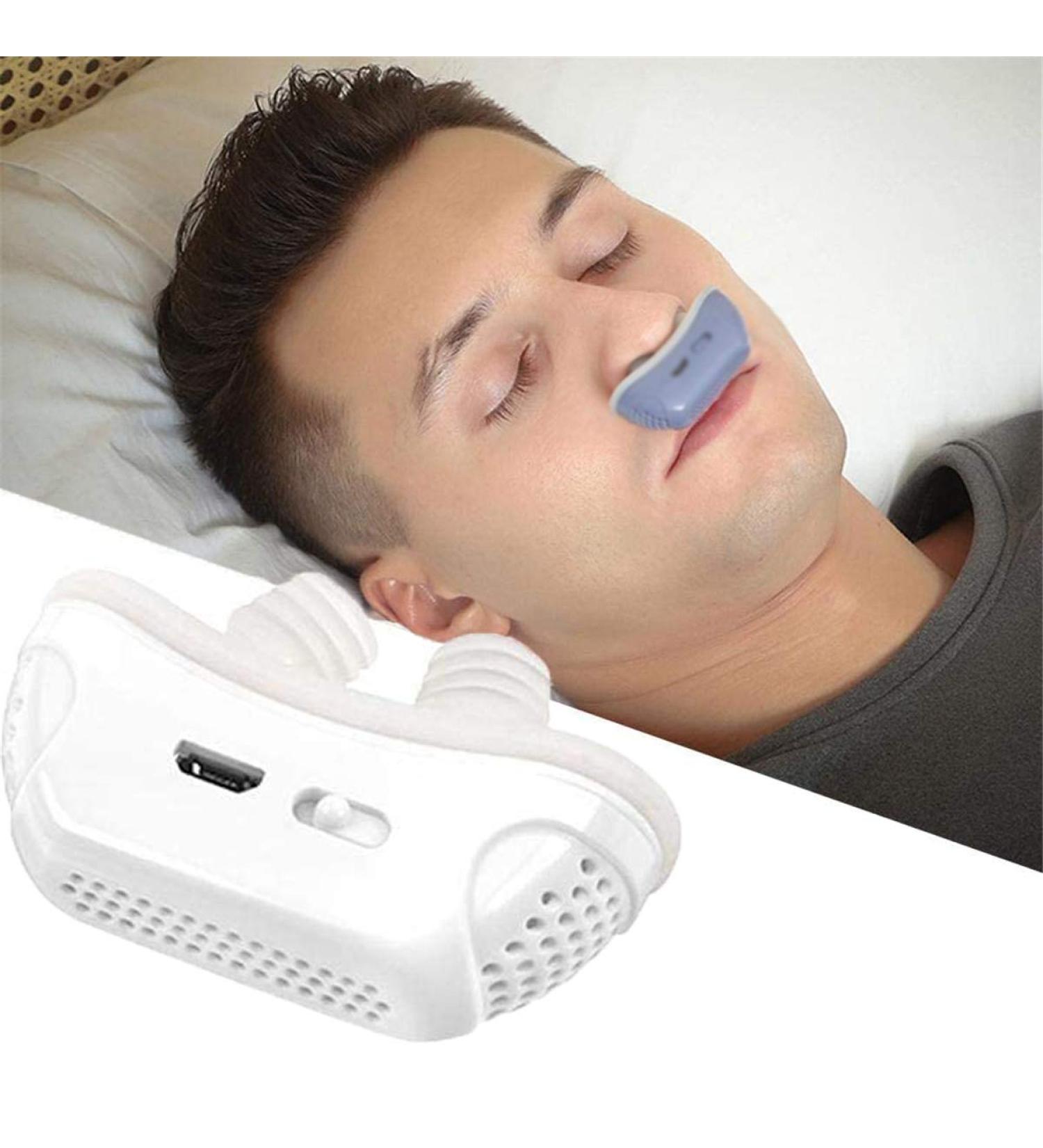 AISHFP Electric Anti Snoring Device | Snore Stopper Purifier | USB Lightweight Nose Plug for Comfortable Sleep - Buy Online on GoSupps.com