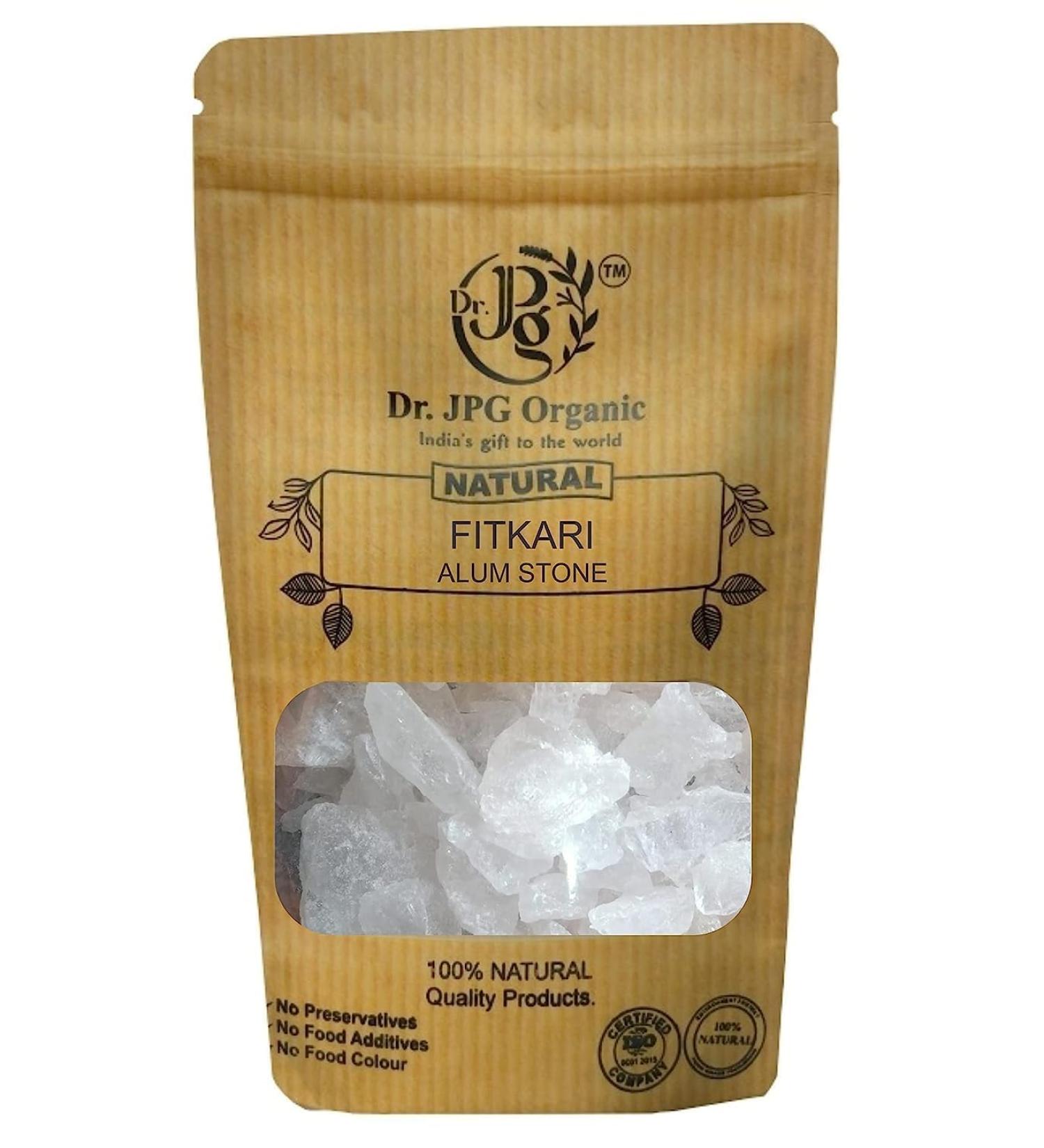 Tariba Phitakari/Fitakari Stone | 250 g | Alum Stone | white crystal stones | FSSAI certified | ISO certified