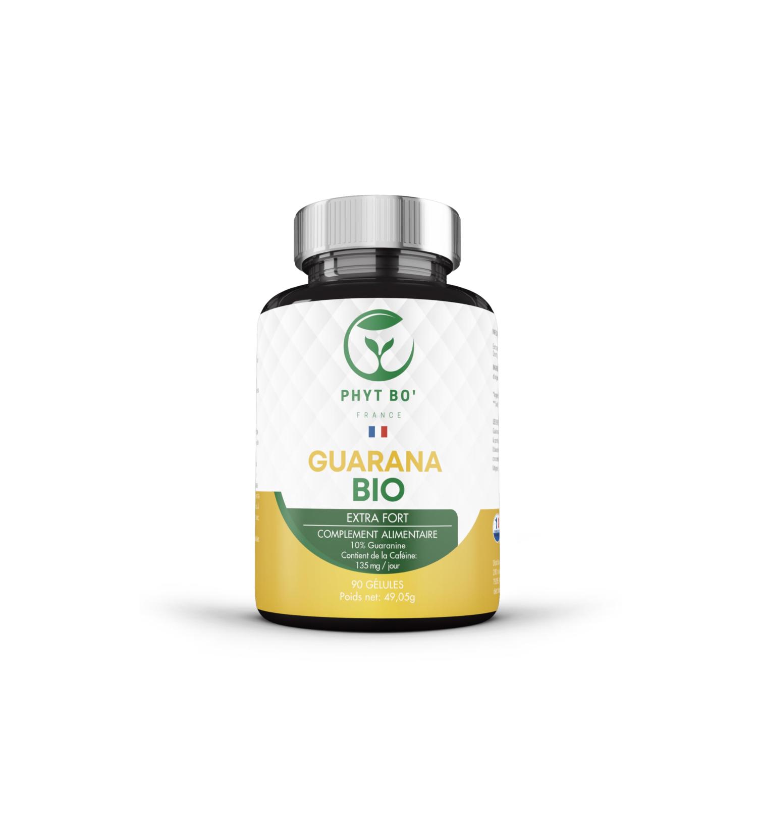 Guarana Bio Compl ment Alimentaire 90 G lules - Cure 30-45 Jours - Effet Stimulant et Revigorant - Br le Graisse Extra Fort - Gelules pour nergie et Vitalit Quotidienne - Buy Online on GoSupps.com