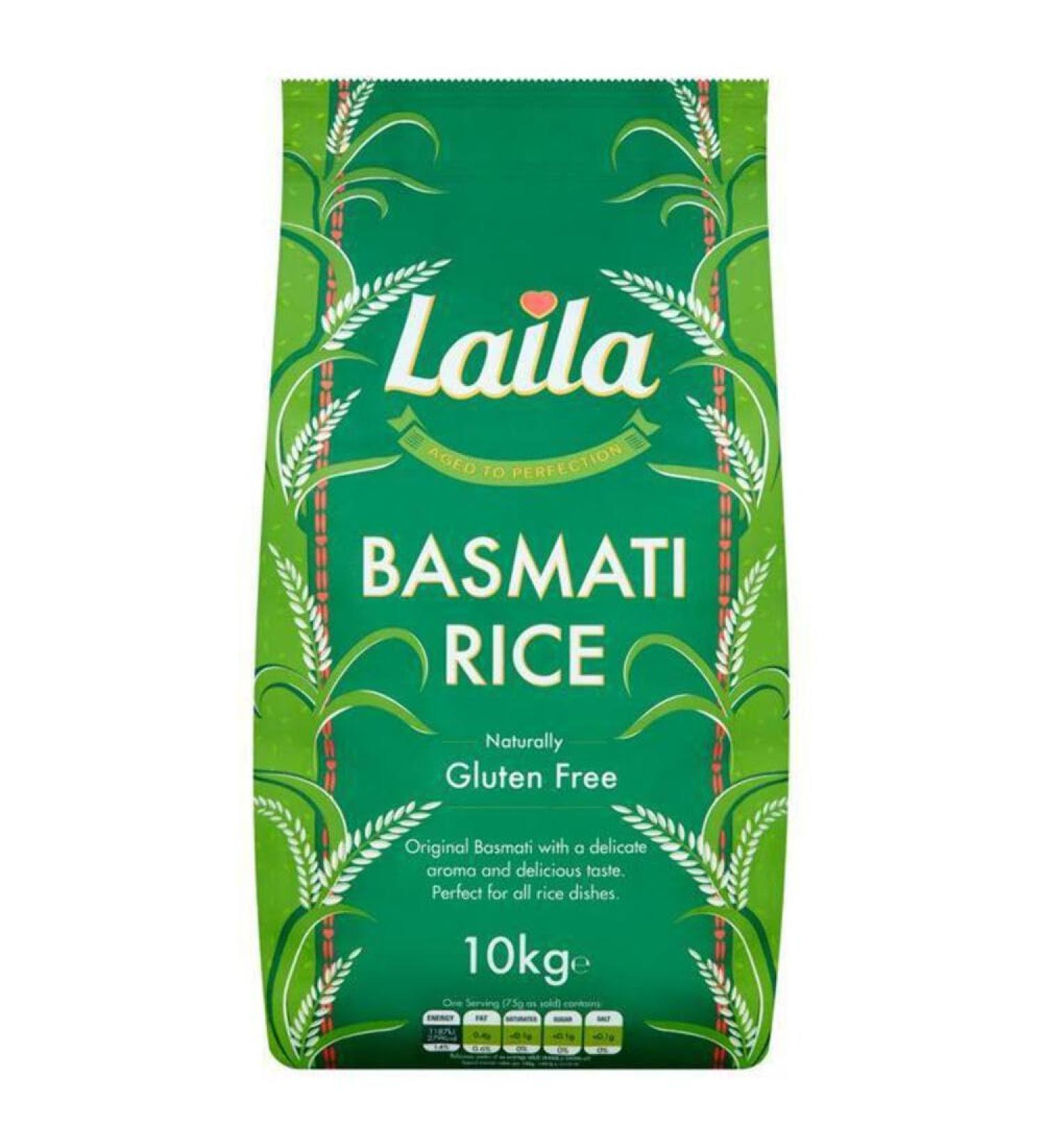MASLaila Basmati Rice 10kg Box of 1-Fd
