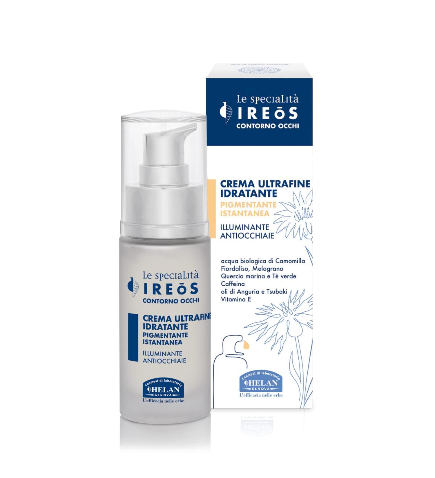  Helan Helan IREOS Brightening and Moisturizing Eye Contour Cream Smoothing Eye Contour Cream for Dark Circles with Caffeine and Vitamin E Moisturizing Eye Contour Serum Cream for Fresh Anti-Aging Skin 30 ml - Buy Online on GoSupps.com