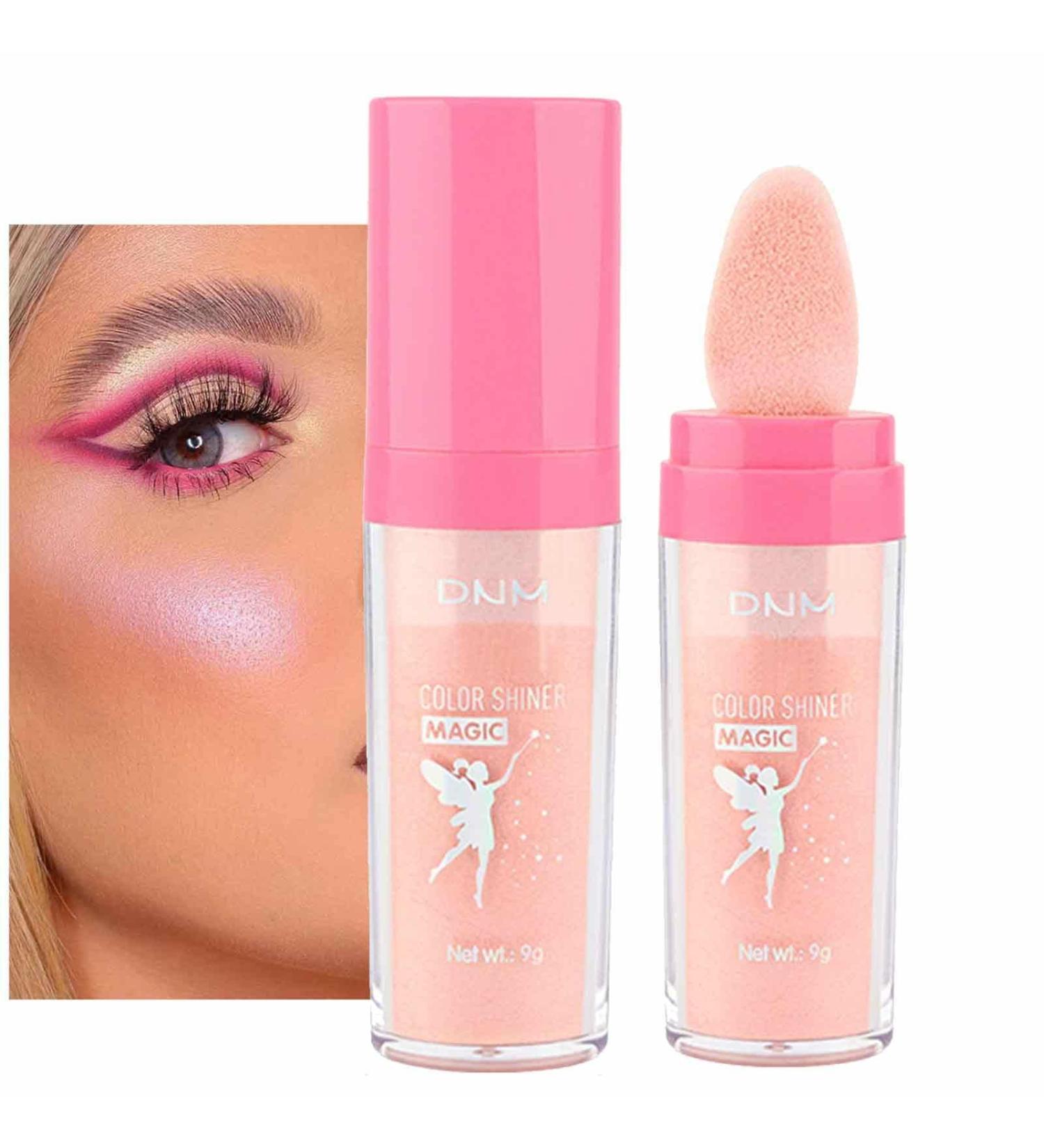 Face Highlighter - Makeup Powder Fairy Powder | Shimmer Three-Dimensional Makeup Stick for Face Body Sritob 02#pink - Buy Online on GoSupps.com