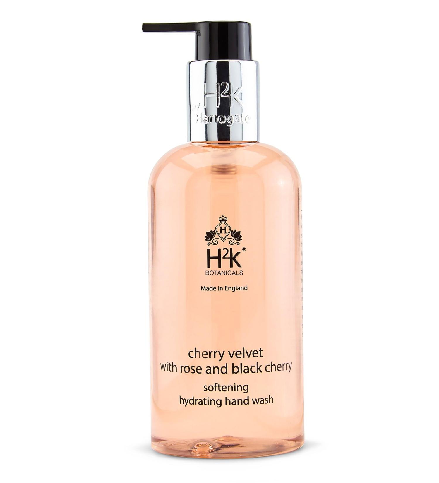 H2K Botanicals Cherry Velvet with Rose and Black Cherry Softening Hand Wash 250ml - Buy Online on GoSupps.com
