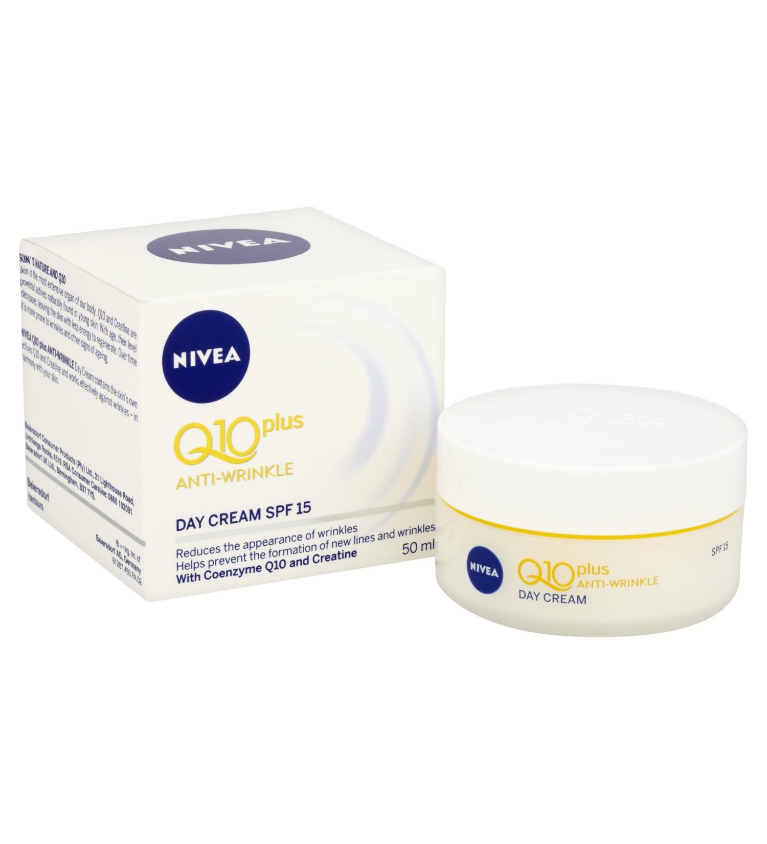 Nivea Visage Q10 plus anti-wrinkle - day care - SPF 15 - 50ml - Buy Online on GoSupps.com