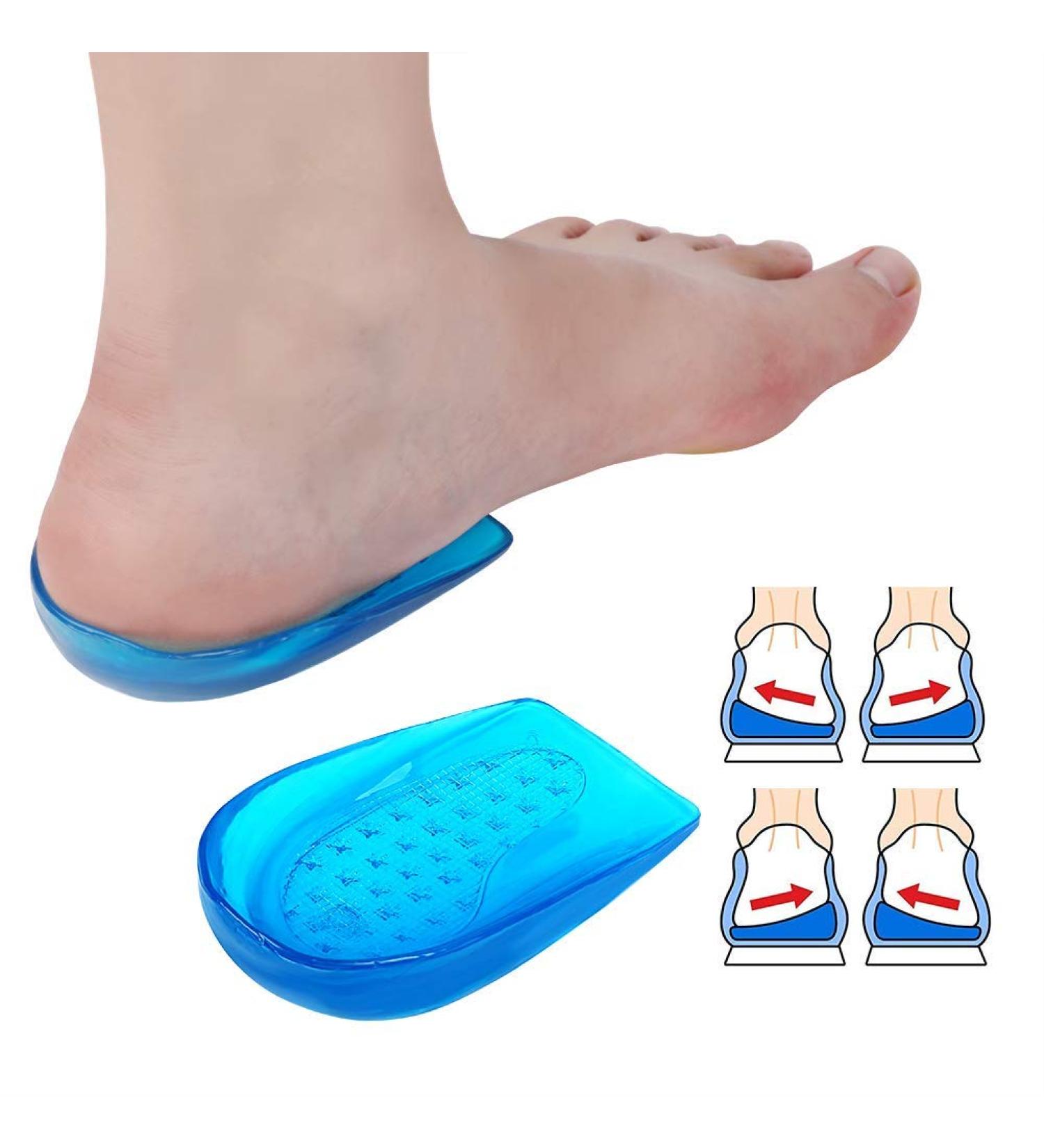 Haofy Gel Heel Pillow - Heel Spur Insoles & Silicone Inserts for Achilles Tendon Support | Comfortable Heel Cushions for Pain Relief - Buy Online on GoSupps.com