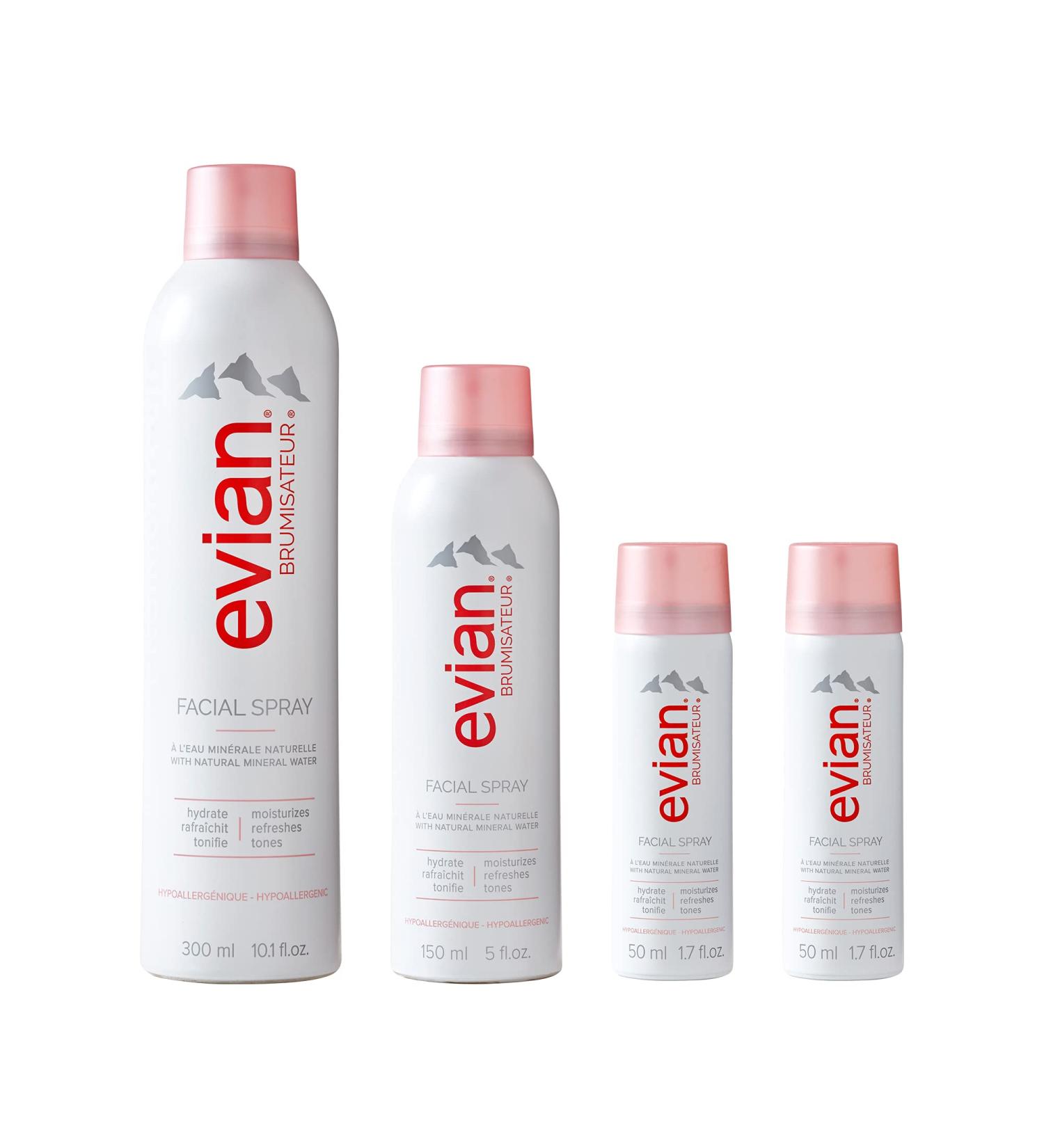 Evian Facial Spray 24/7 Kit - Hydrating Mist for Refreshed Skin - Buy Online on GoSupps.com