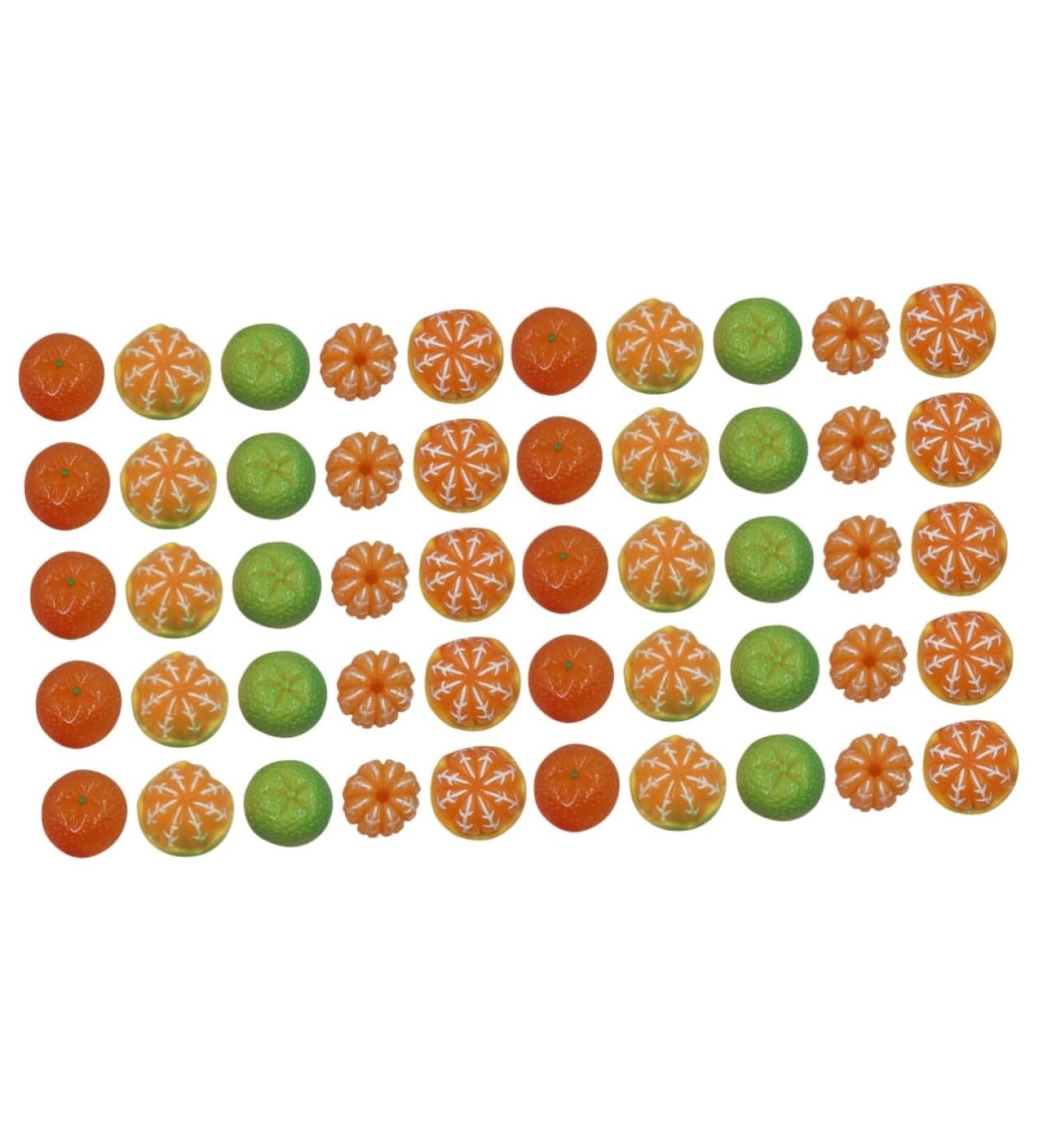 Vaguelly 100 Pcs Artificial Orange Miniature Fruits Fake Orange Mini Decor Faux Oranges Miniature Accessories Decorative Fruit Jewlery Ornament Mini Charms Resin 3d Food Bracelet - Buy Online on GoSupps.com