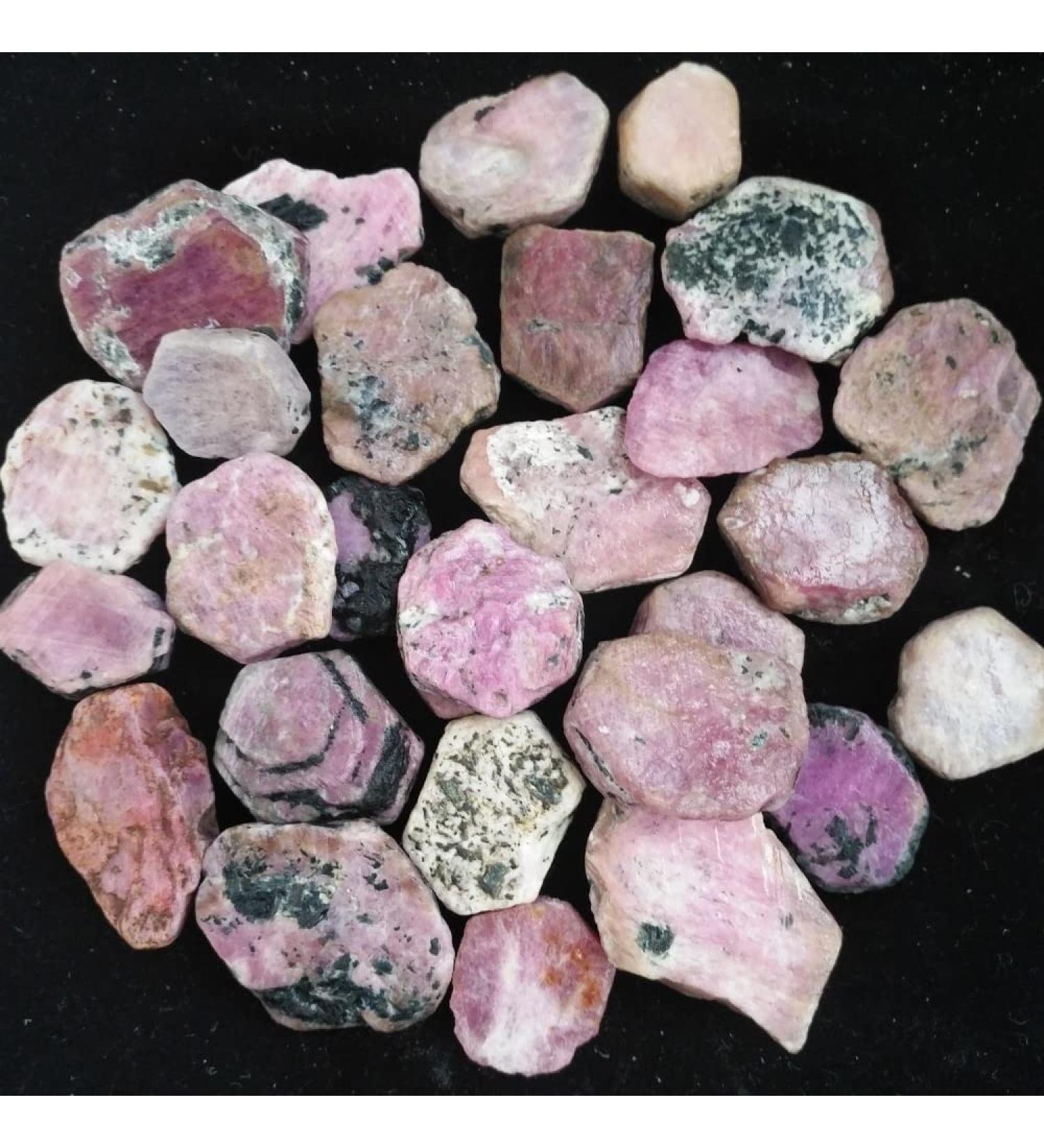 Home Natural Red Corundum Crystal Rough Specimen Natural Stones and Minerals - Buy Online on GoSupps.com