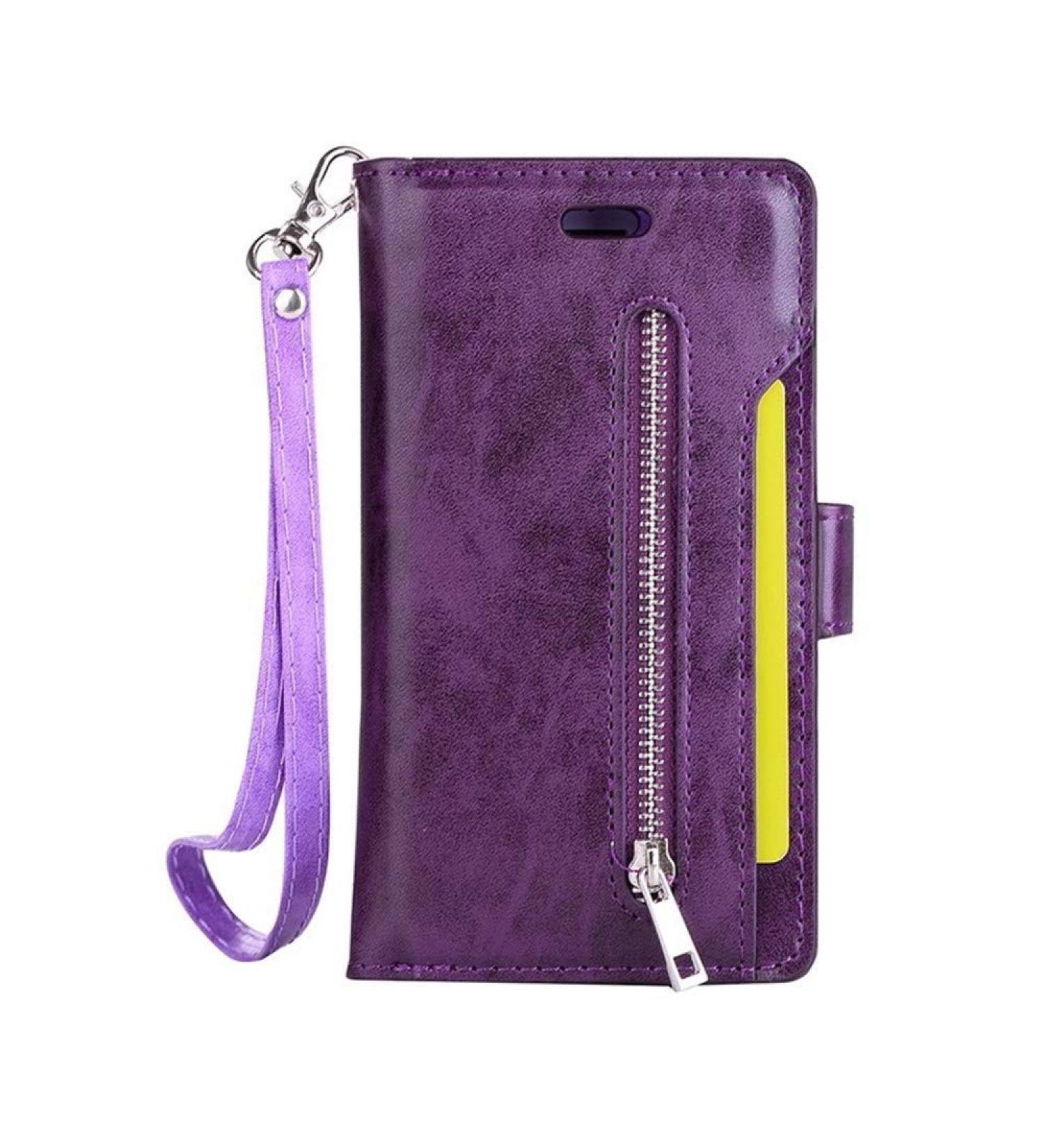 iPhone 12 Mini Wallet Case Jennyfly Women Fashion PU Leather Magnetic Closure Wallet Case +TPU Cover with Hand Strap/Cards Slots/Hand Free Stand for 2020 iPhone 12 Mini 5.4 inch - Purple 2020 iPhone 12 (5.4 inch) Purple - Buy Online on GoSupps.com