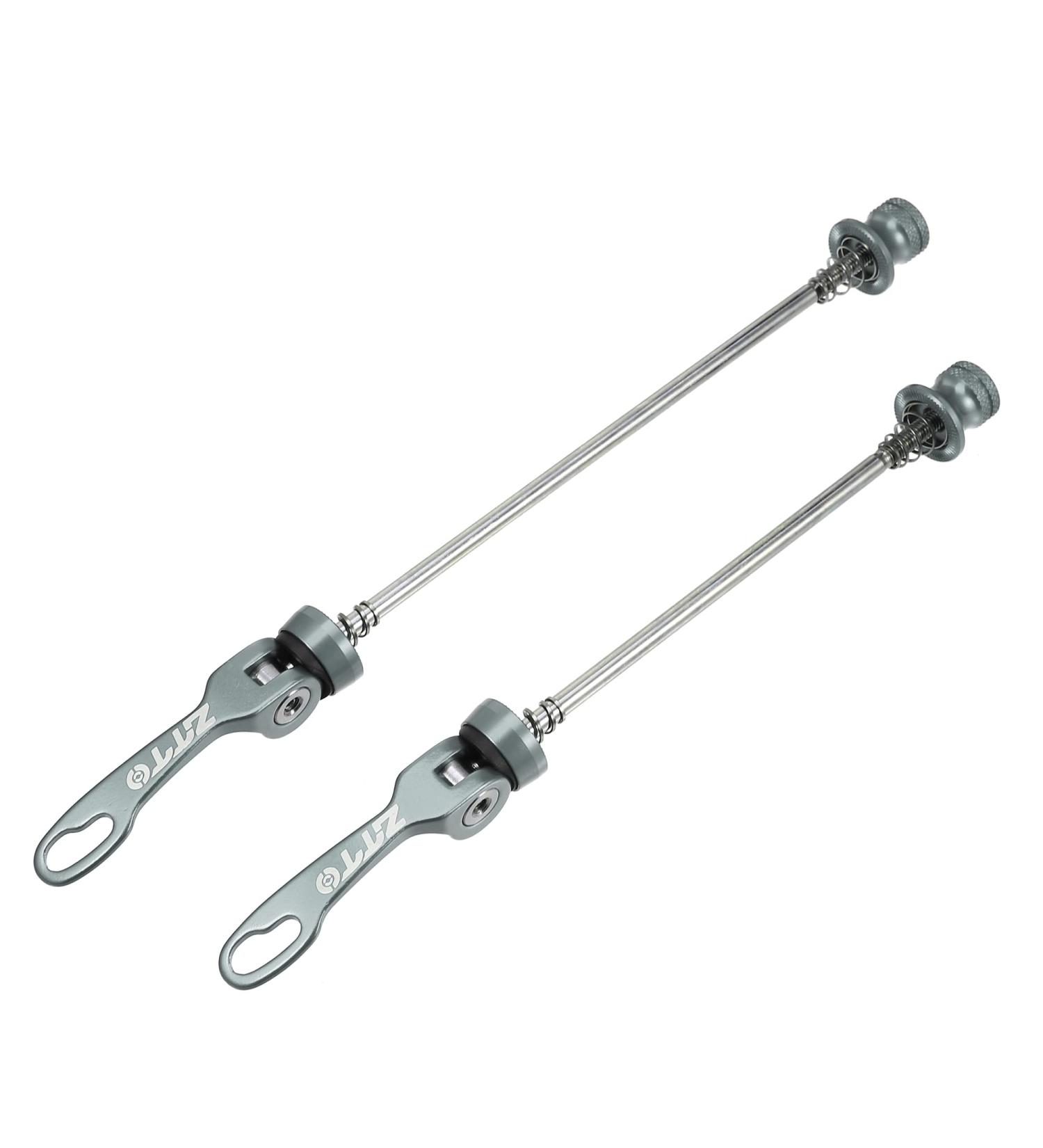 ABSOPRO 2-Piece Bicycle Quick Release Axle Skewers - Titanium Tone 5.91 & 7.28 for Easy International Shipping - Buy Online on GoSupps.com