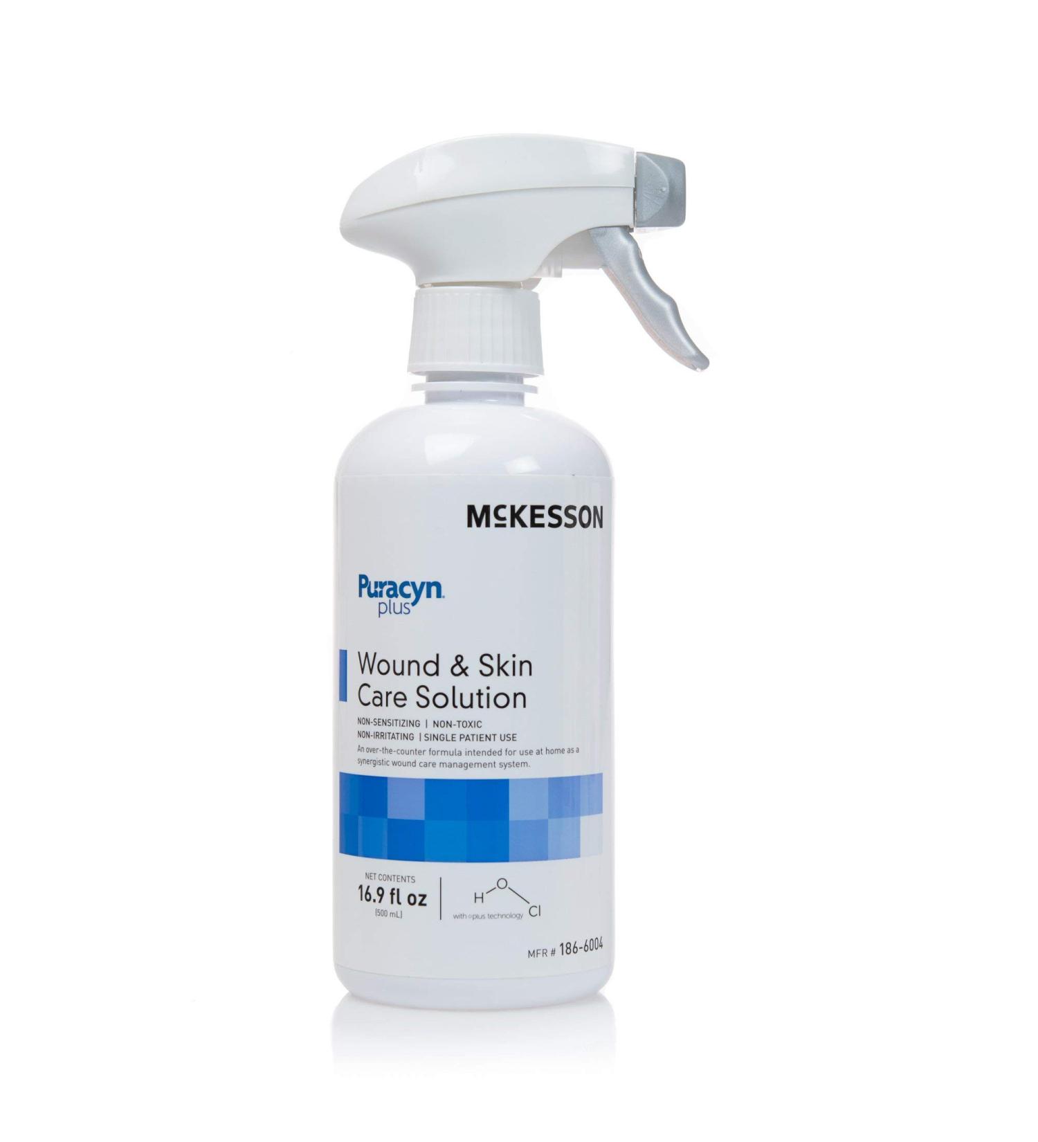 McKesson Puracyn Plus Wound & Skin Care Solution, 16.9 fl oz - 1 Count | Irrigation Solution - Buy Online on GoSupps.com