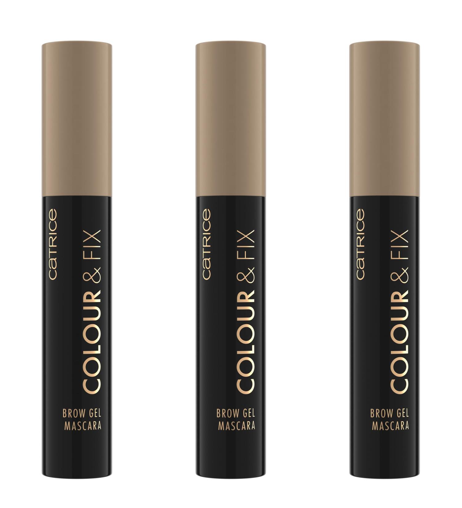  Catrice Catrice Colour & Fix Brow Gel Mascara #020 Brown Long Lasting Defining Fixing Vegan No Plastic Microparticles No Nanoparticles Fragrance-Free Pack of 3 (3 x 5ml) - Buy Online on GoSupps.com