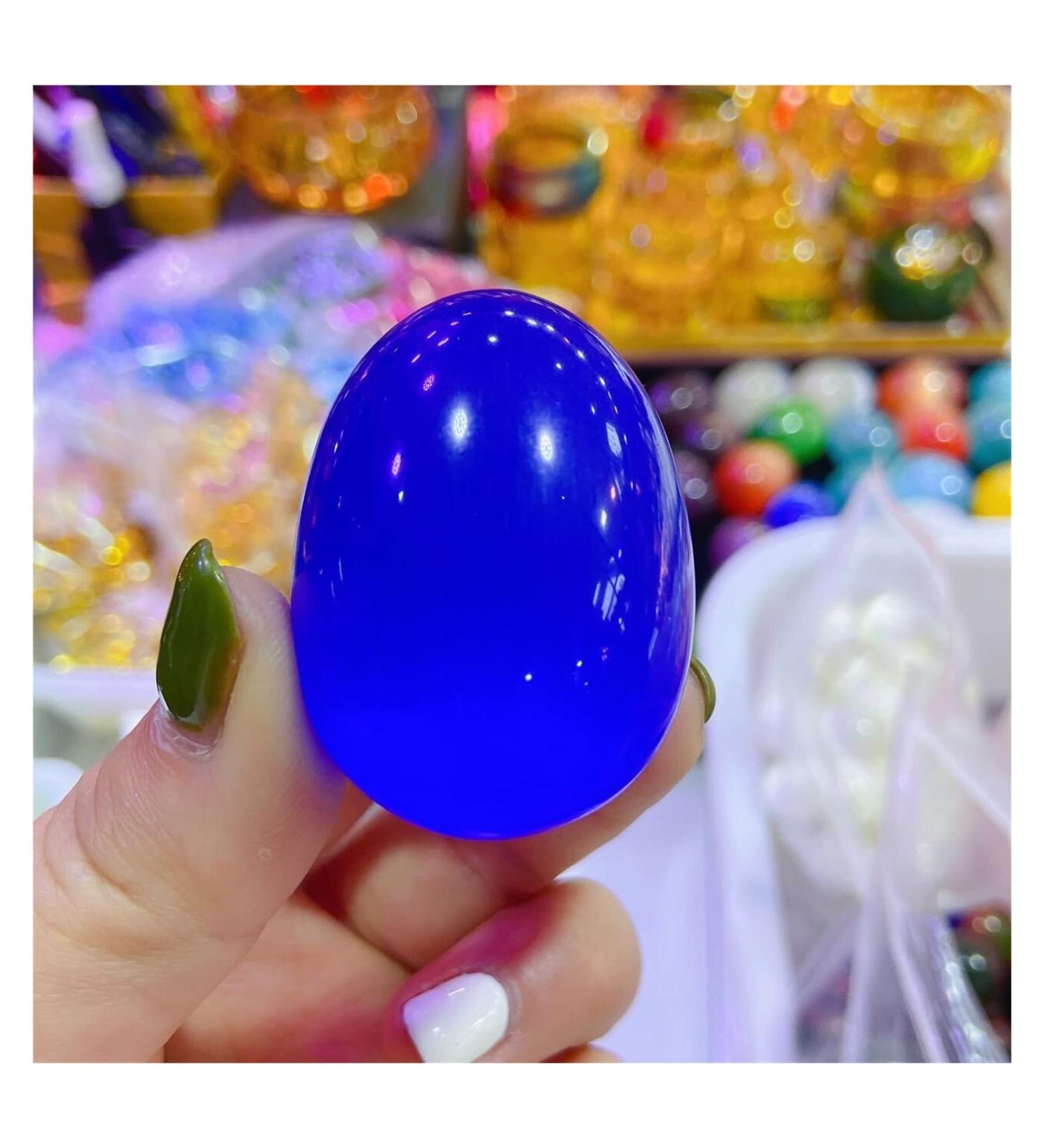 Crystal Blue Stone Shaped Gemstone Crystal Natural Stones and Minerals 1pc About 5cm-7cm (Color : Plum Size : 1pcs) 1pcs Plum - Buy Online on GoSupps.com