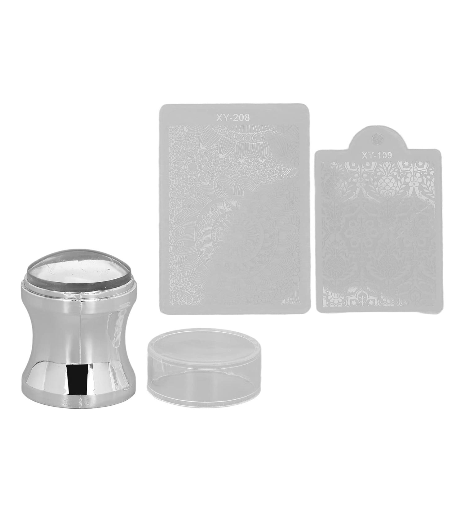 Nail Stamper Silicone Nail Stamper Transparent DIY for Nail Salon for Home - Buy Online on GoSupps.com