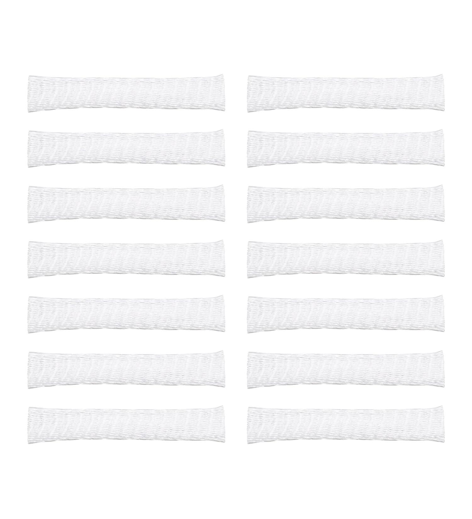 100pcs Makeup Brush Protective Covers - Premium Sewing Thread Mesh Netting - 6x1 cm Polyethylene Brush Protection - Buy Online on GoSupps.com