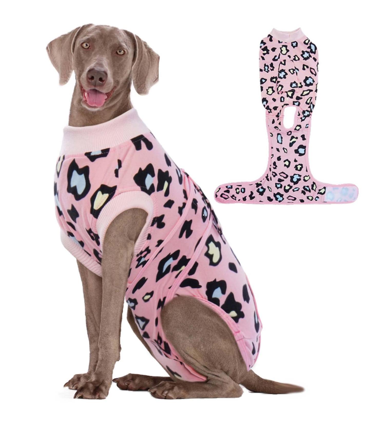 Kuoser Post-Op Dog Body | Breathable Recovery Suit for Dogs & Cats | Anti-Lick XXL Dark Pink | Ideal After Surgery & Castration - Buy Online on GoSupps.com