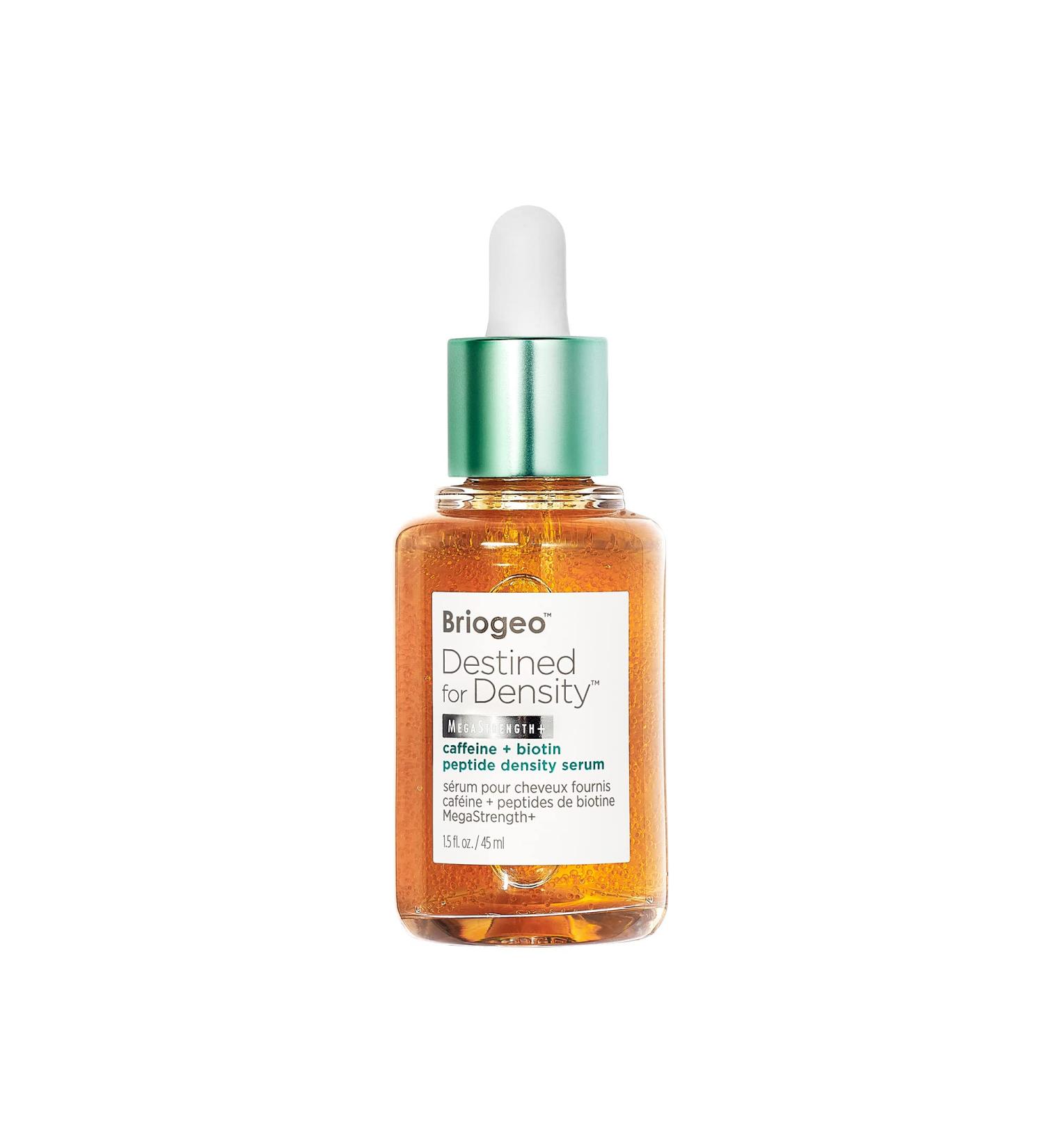 Briogeo Destined For Density MegaStrength Serum | 1.5 oz | Hair Thickening & Density Boost | Fast-Absorbing Vegan Formula - Buy Online on GoSupps.com