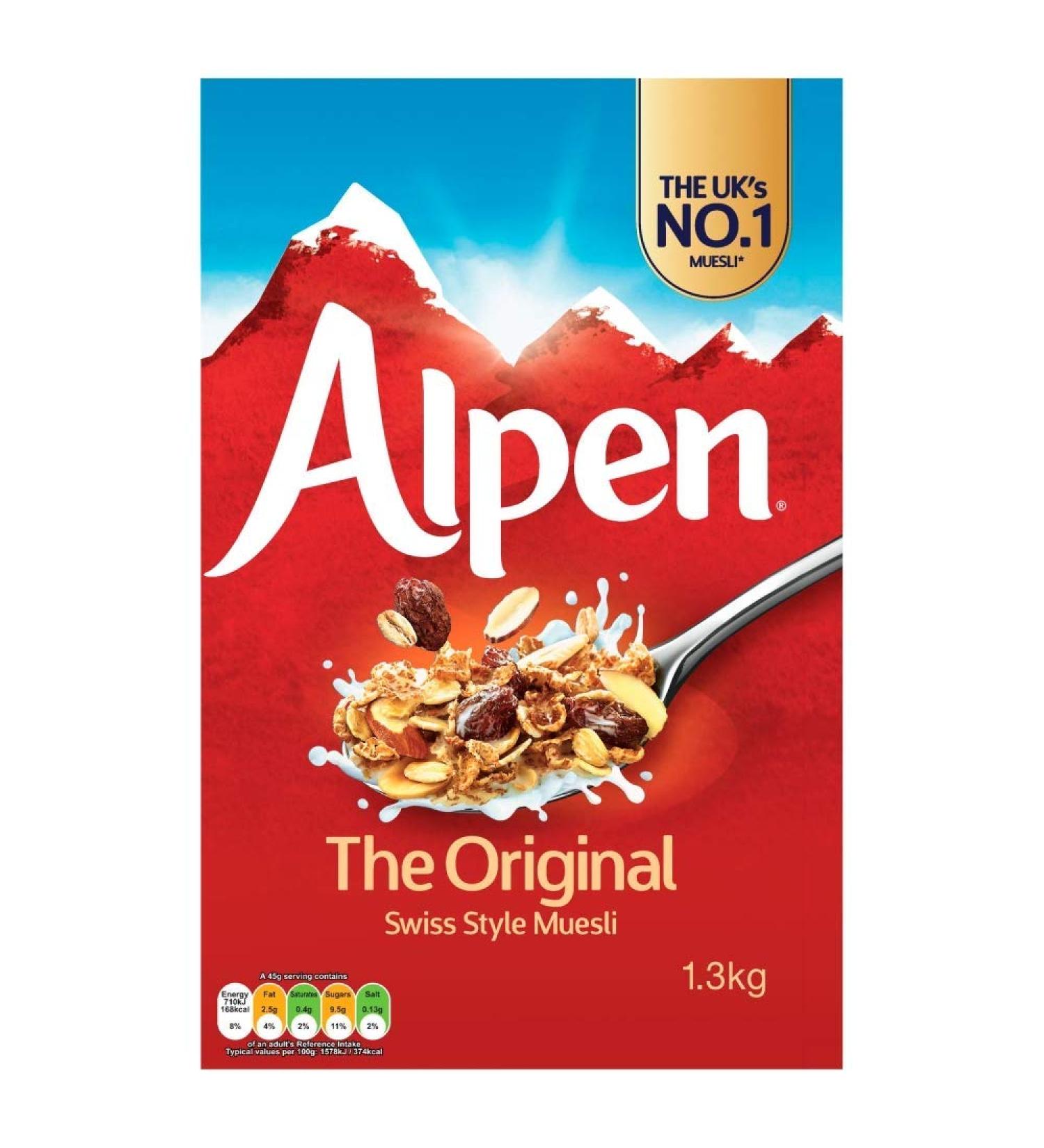Alpen Original Muesli 1.3kg - Buy Online on GoSupps.com