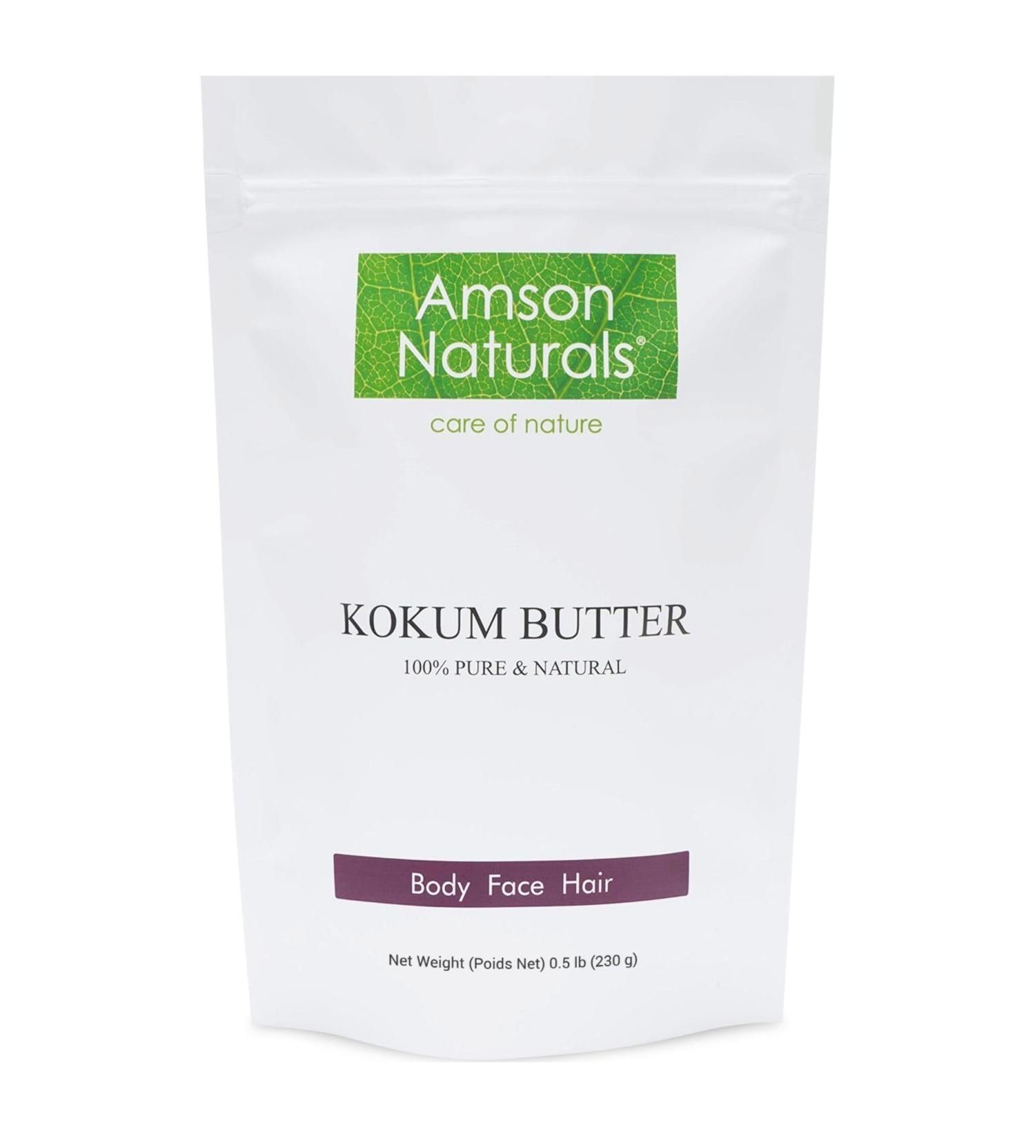 Kokum Butter 0.5 lb / 230g by Amson Naturals-100% Pure and Natural 230 g (Pack of 1) - Buy Online on GoSupps.com
