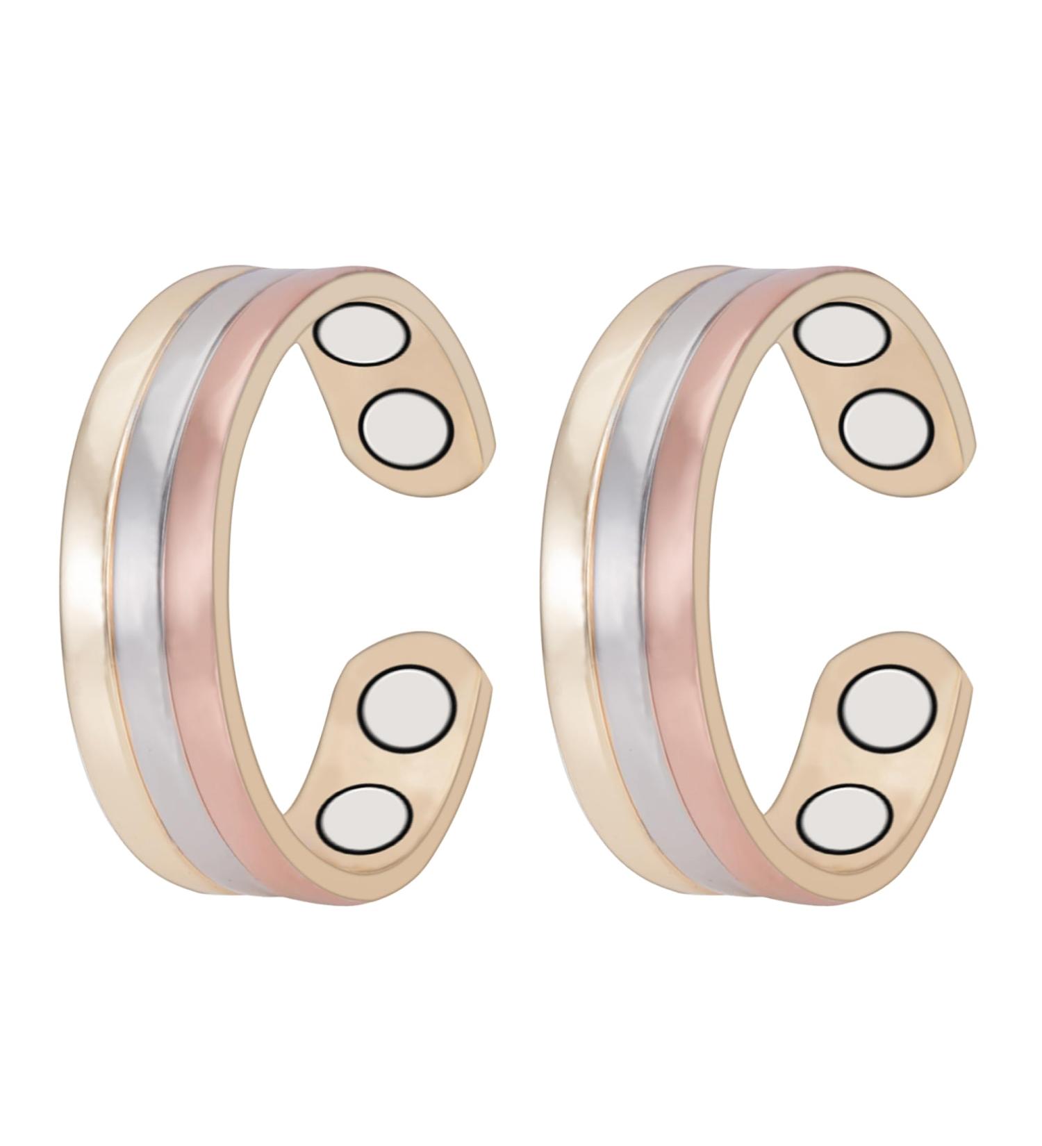 Buy MagVIVACE Pure Copper Magnetic Ring for Women | 3500 Gauss Adjustable Jewelry Gift for Wife & Mom - Buy Online on GoSupps.com