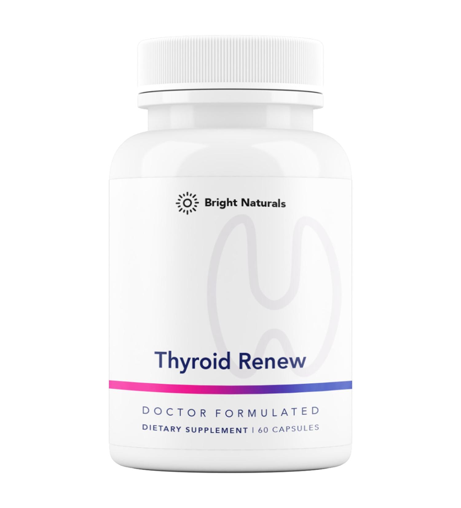 Thyroid Renew Supplement - Thyroid Support for Women with Zinc, Selenium, Copper, Ashwagandha & L-Tyrosine - 60 Capsules 60 Count (Pack of 1) - Buy Online on GoSupps.com