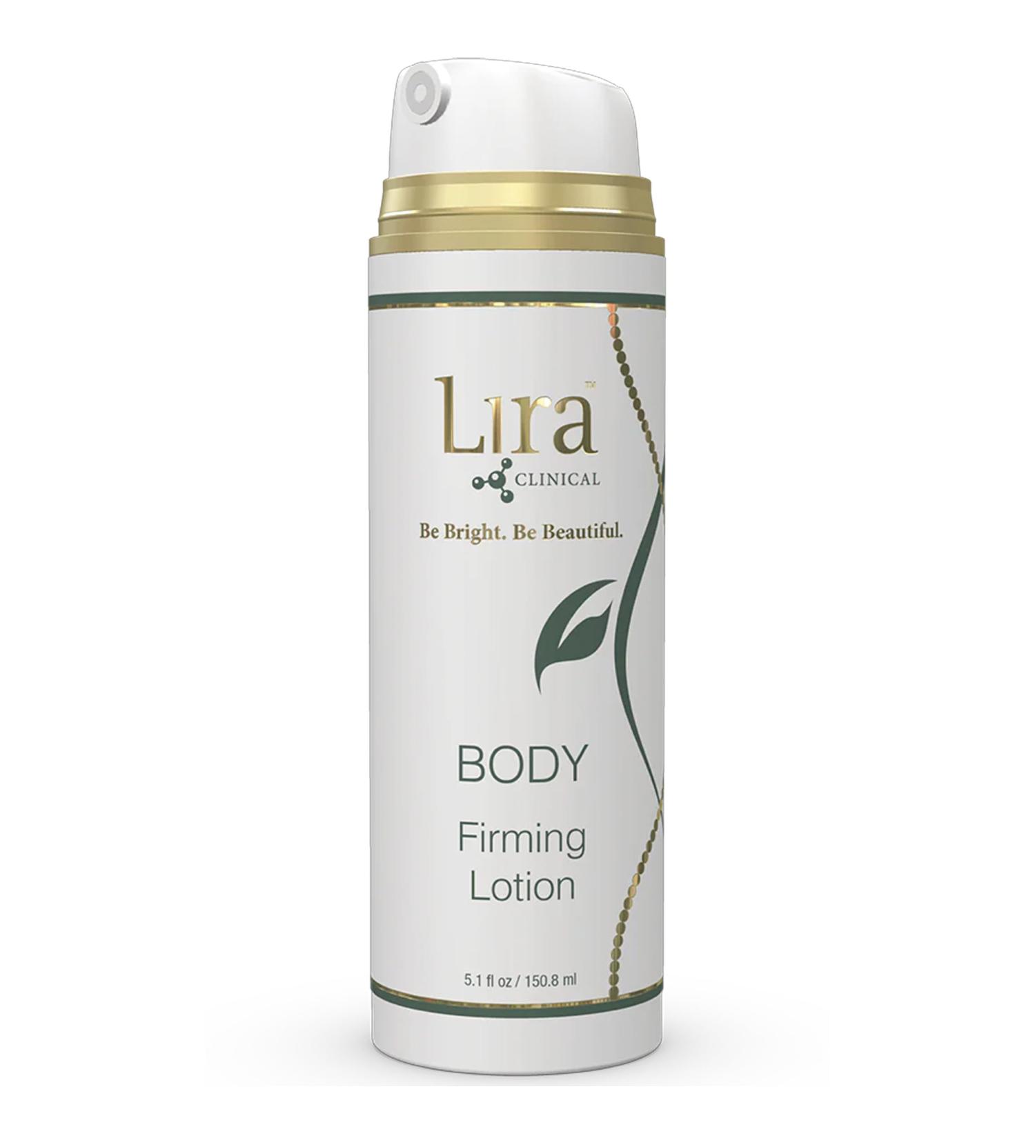 Lira Clinical BODY Firming Lotion - Niacinamide & Caffeine Moisturizing Cream with Green Tea & Sweet Almond Extract - Daily Skin Tightening Solution for Women for Firm and Smoother Skin - 4 Fl Oz - Buy Online on GoSupps.com