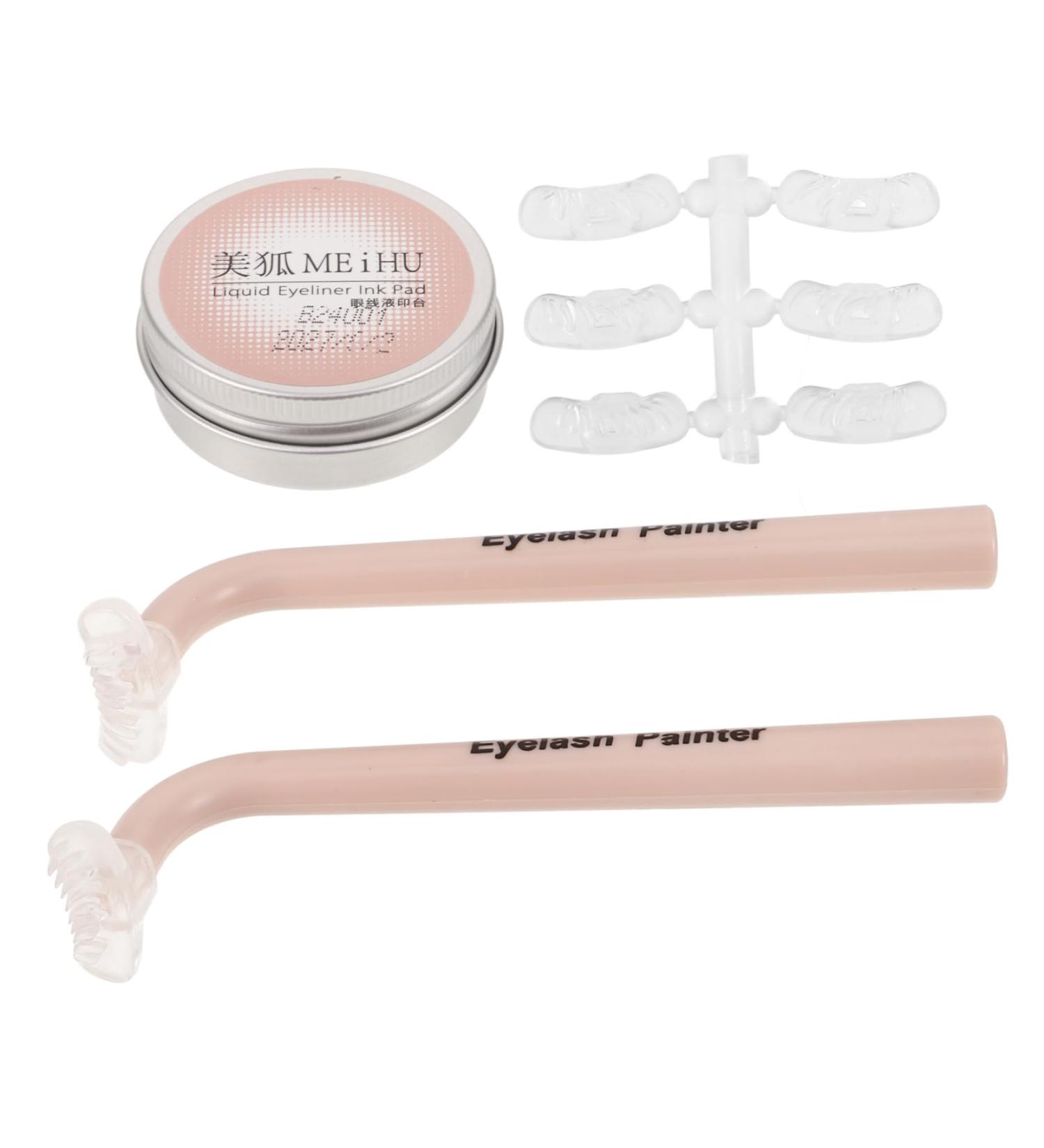 HONMEET 1 Set Eye Makeup Aid Bottom Lashes Stamps Eyelash Guide Eyelash Stencils Eyelash Stamp for Beginner Makeup Tools Reusable Eyelash Stencil Lower Eyelash Makeup Tool Diphenylene - Buy Online on GoSupps.com