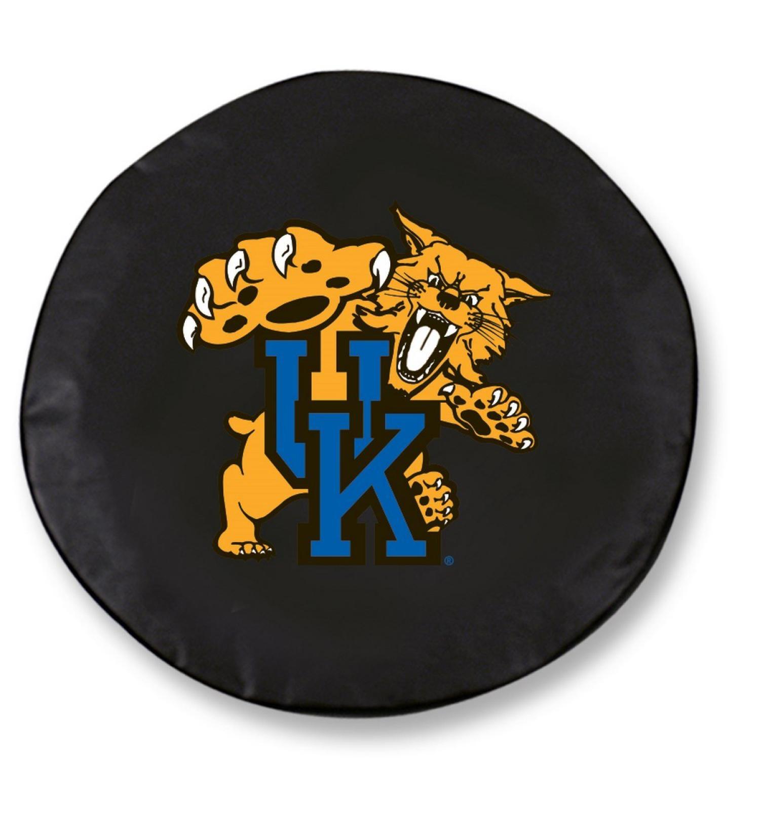Kentucky Wildcats Tire Cover with Mascot Black D10 (30.75"x10") - Buy Online on GoSupps.com