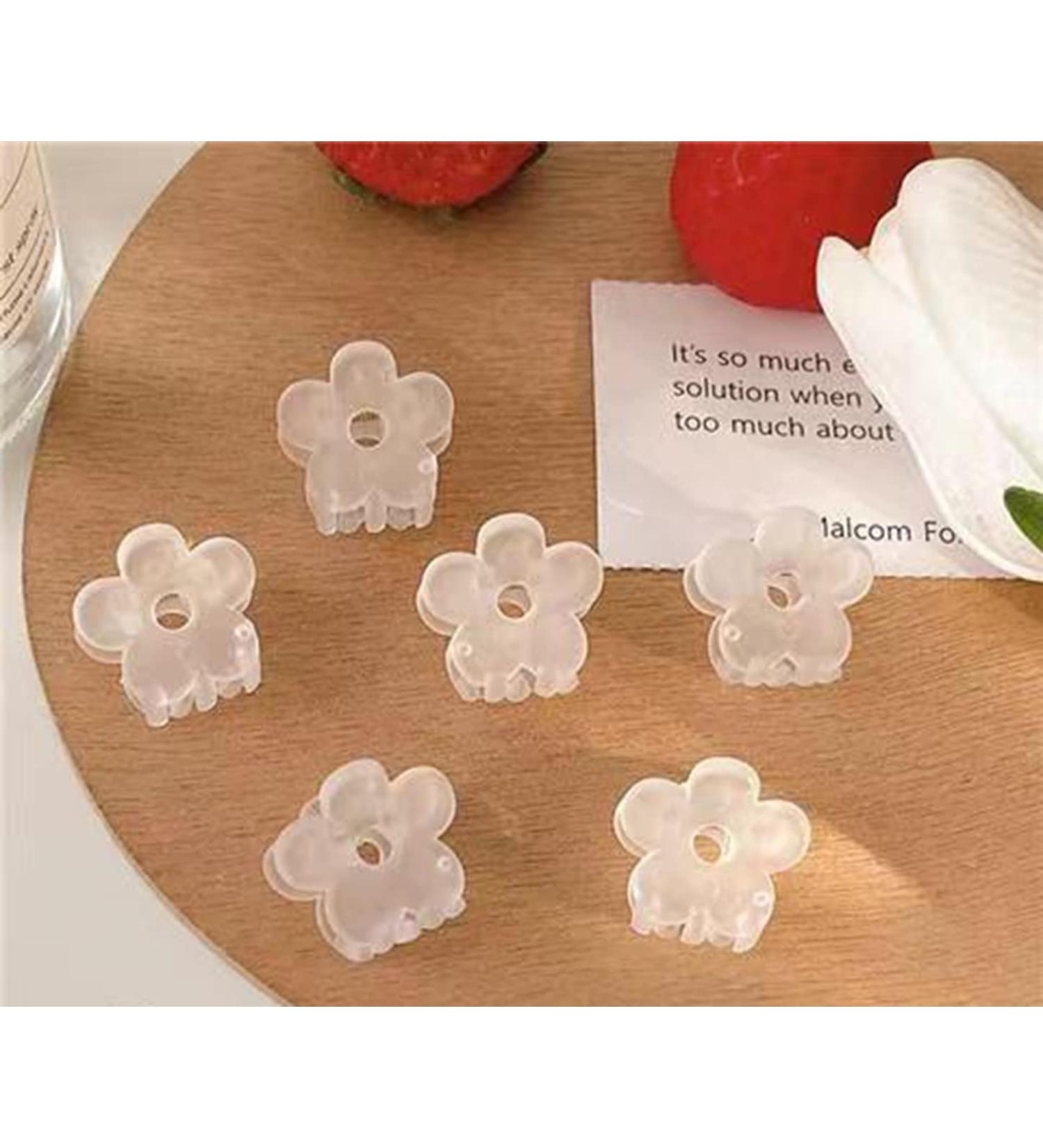 Mini Hair Clips 50 Pcs Small Hair Clips Non-Slip Strong Grip Mini Claw Clips Plastic Tiny Hair Clips for Girls Frosted Clear Hair Claw Clip for Thin Hair White 50pcs white - Buy Online on GoSupps.com