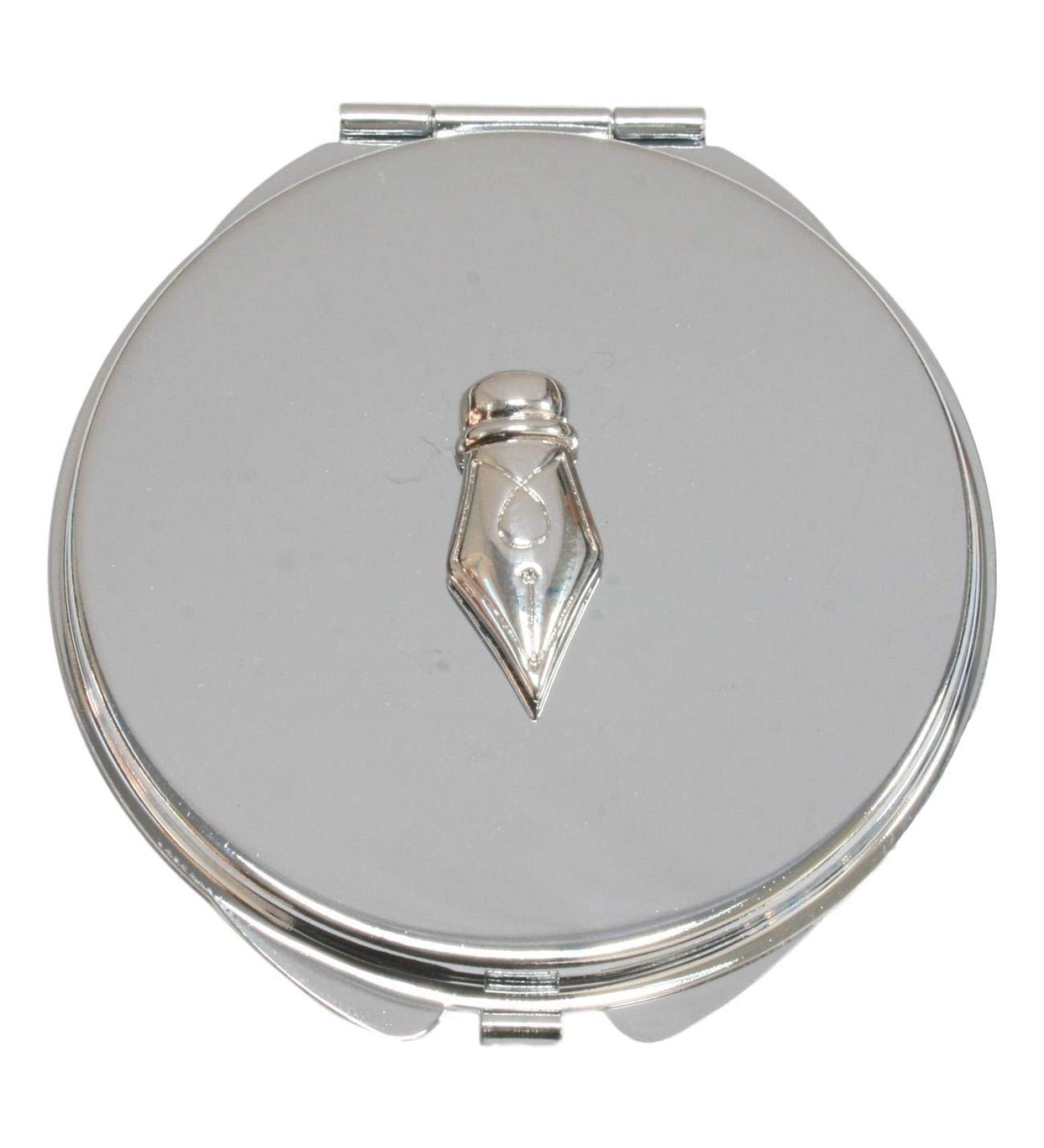 Pen Nib Compact Mirror Handbag Gift With Free Engraving 455 - Buy Online on GoSupps.com