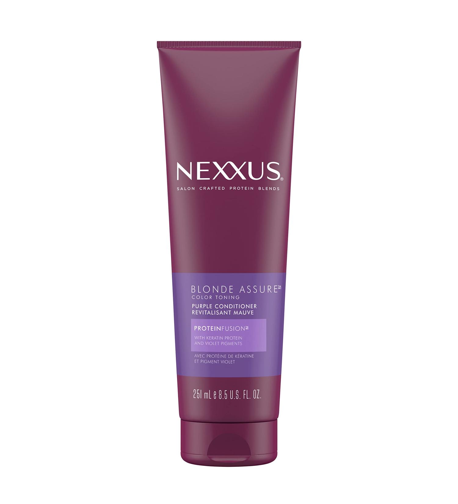 Nexxus Blonde Assure Purple Keratin Conditioner for Blonde & Bleached Hair 8.5 oz - Buy Online on GoSupps.com