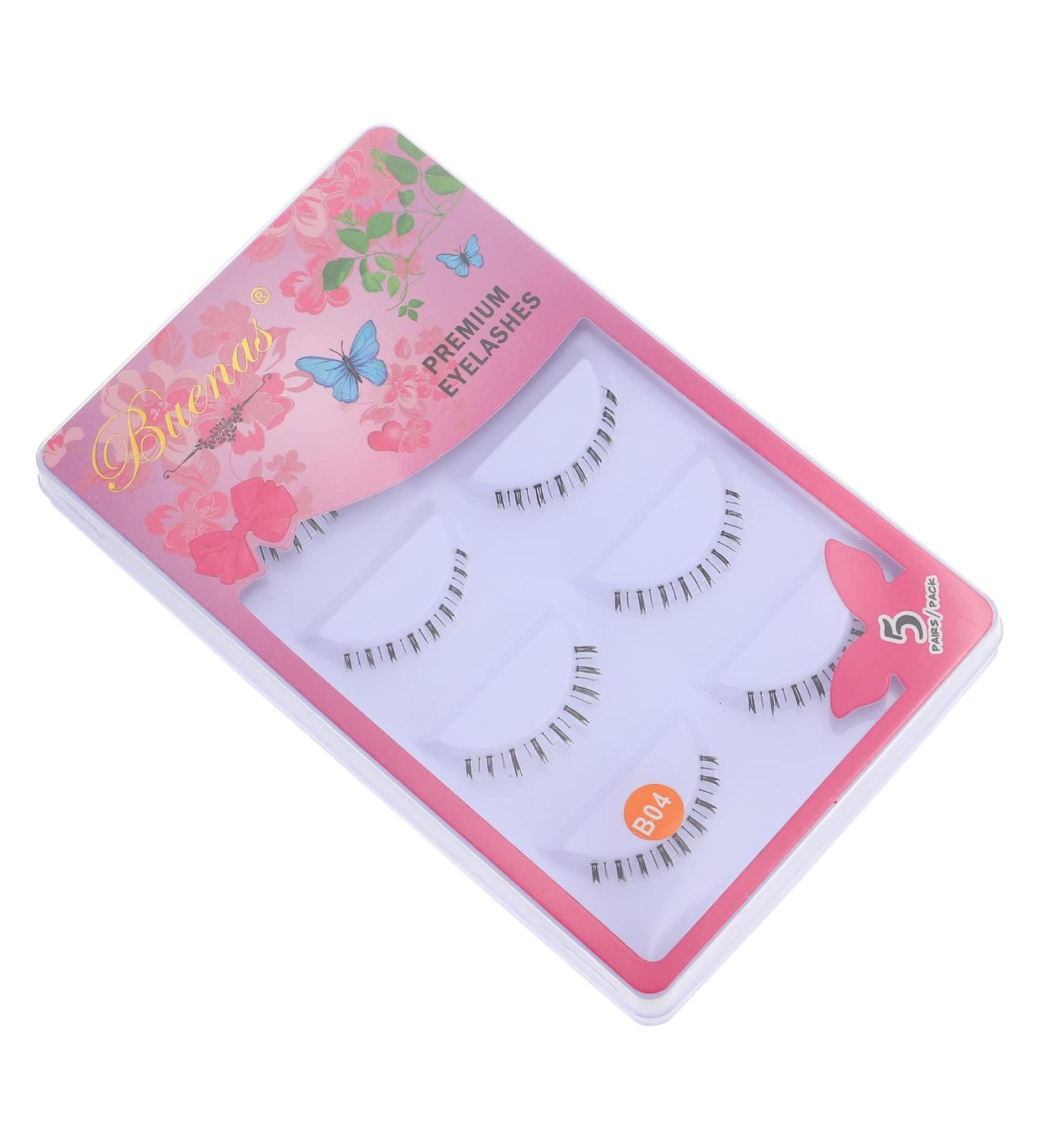 FOMIYES 10 Pairs Lower Eyelashes False Eyelashes Fake Lashes Fake Eyelashes Natural Lashes Bottom Eyelashes Strip Bottom Lashes Natural Eyelashes Transparent Stem Fiber - Buy Online on GoSupps.com