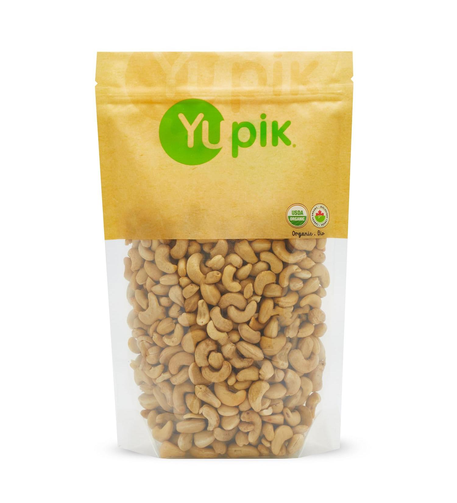 Yupik Organic Dry Roasted Cashews 1 kg 6 Count Kosher Gluten-Free Non-GMO Vegan Crunchy Nuts Unsalted Lightly Roasted Oil-Free Source of Protein & Iron Nutritious Healthy Snacks 6 kg - Buy Online on GoSupps.com