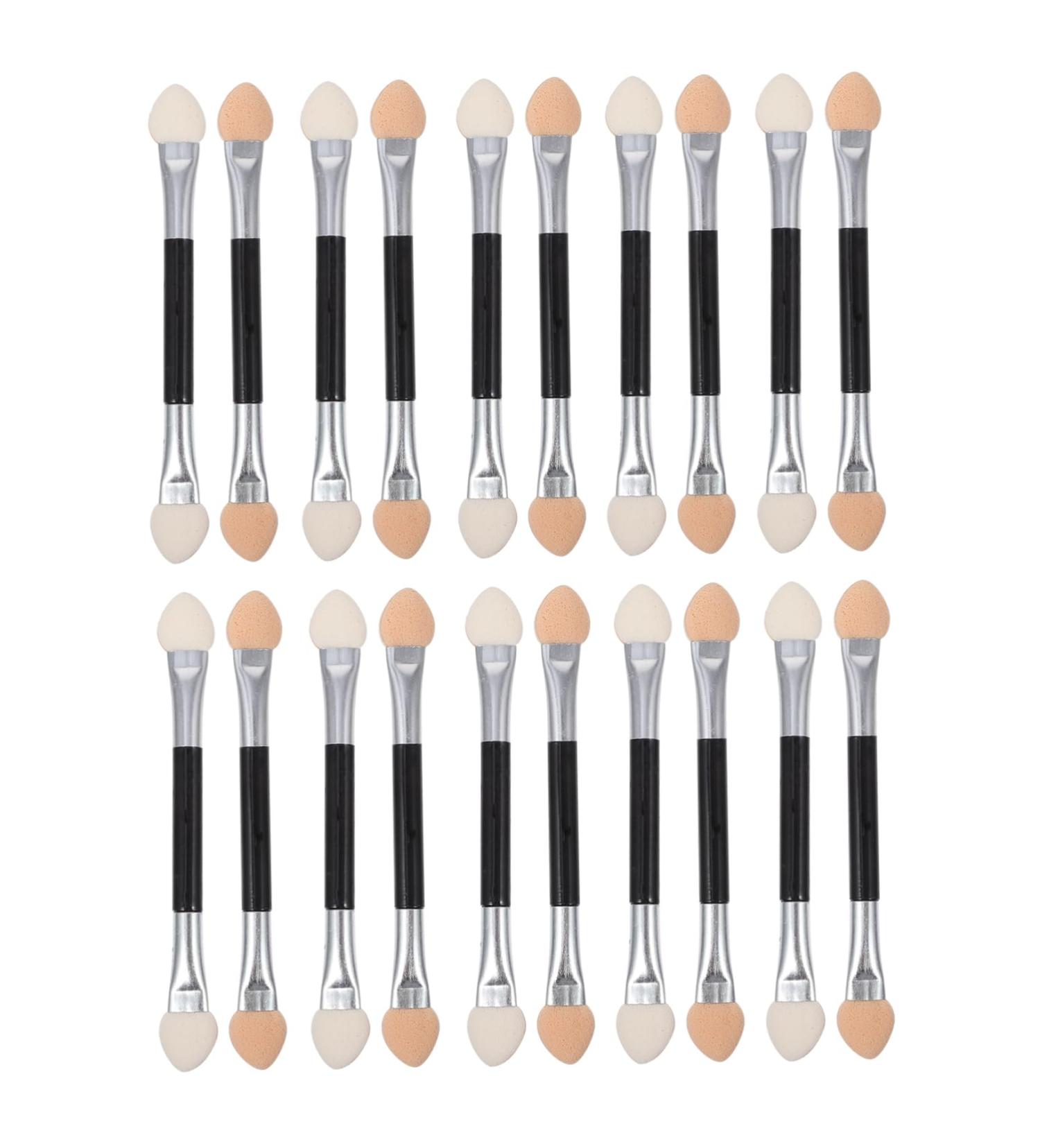 PLAFOPE Disposable 20pcs Latex Eye Shadow Stick Sponge Double-ended Eyeshadow Eye Shadow Applicator Mix Set - Buy Online on GoSupps.com