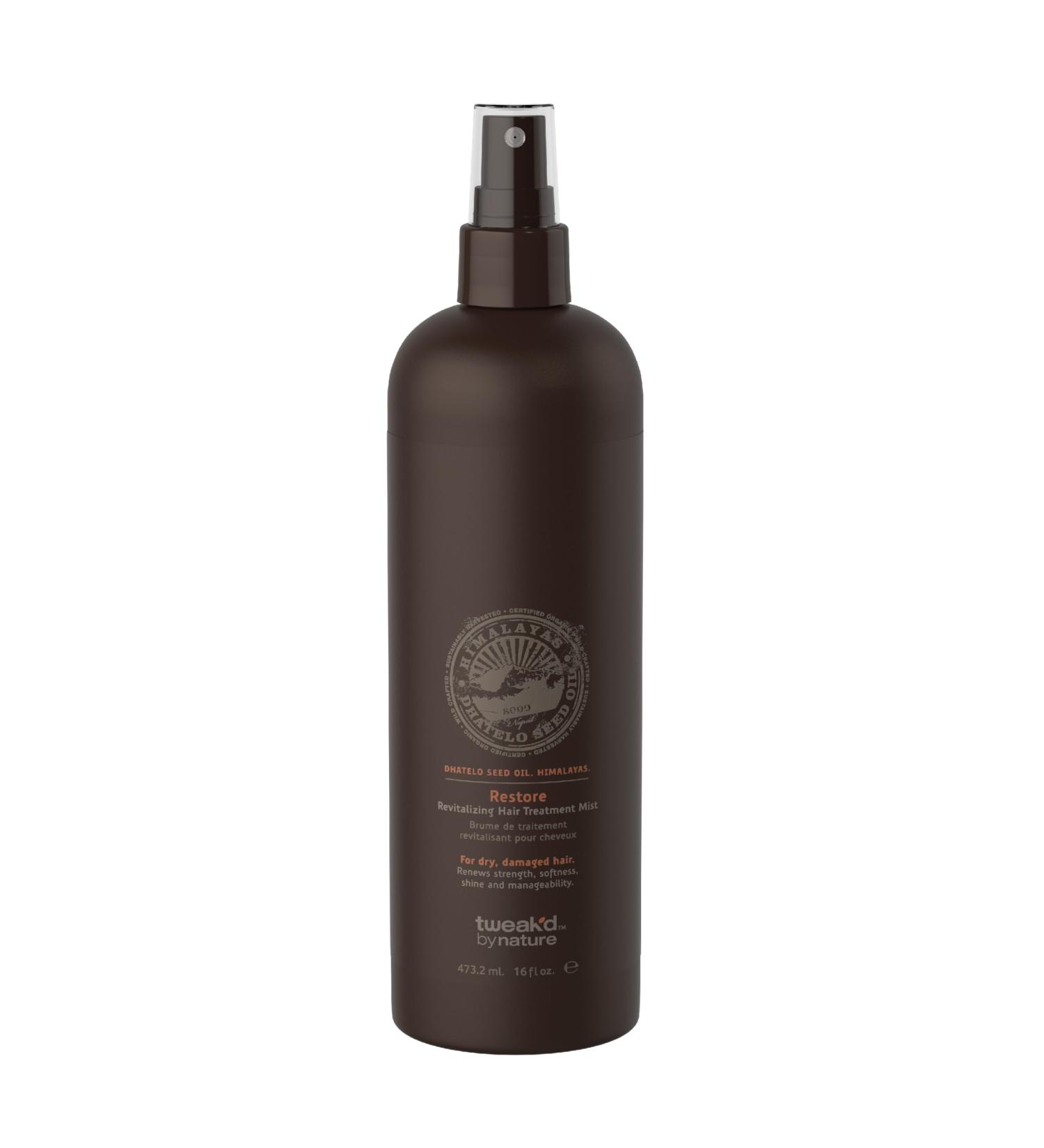 Tweak d by Nature Restore Revitalizing Hair Treatment Mist - Strengthens & Protects Hair for Softness & Shine - Cruelty Free 16 oz | International Shipping - Buy Online on GoSupps.com