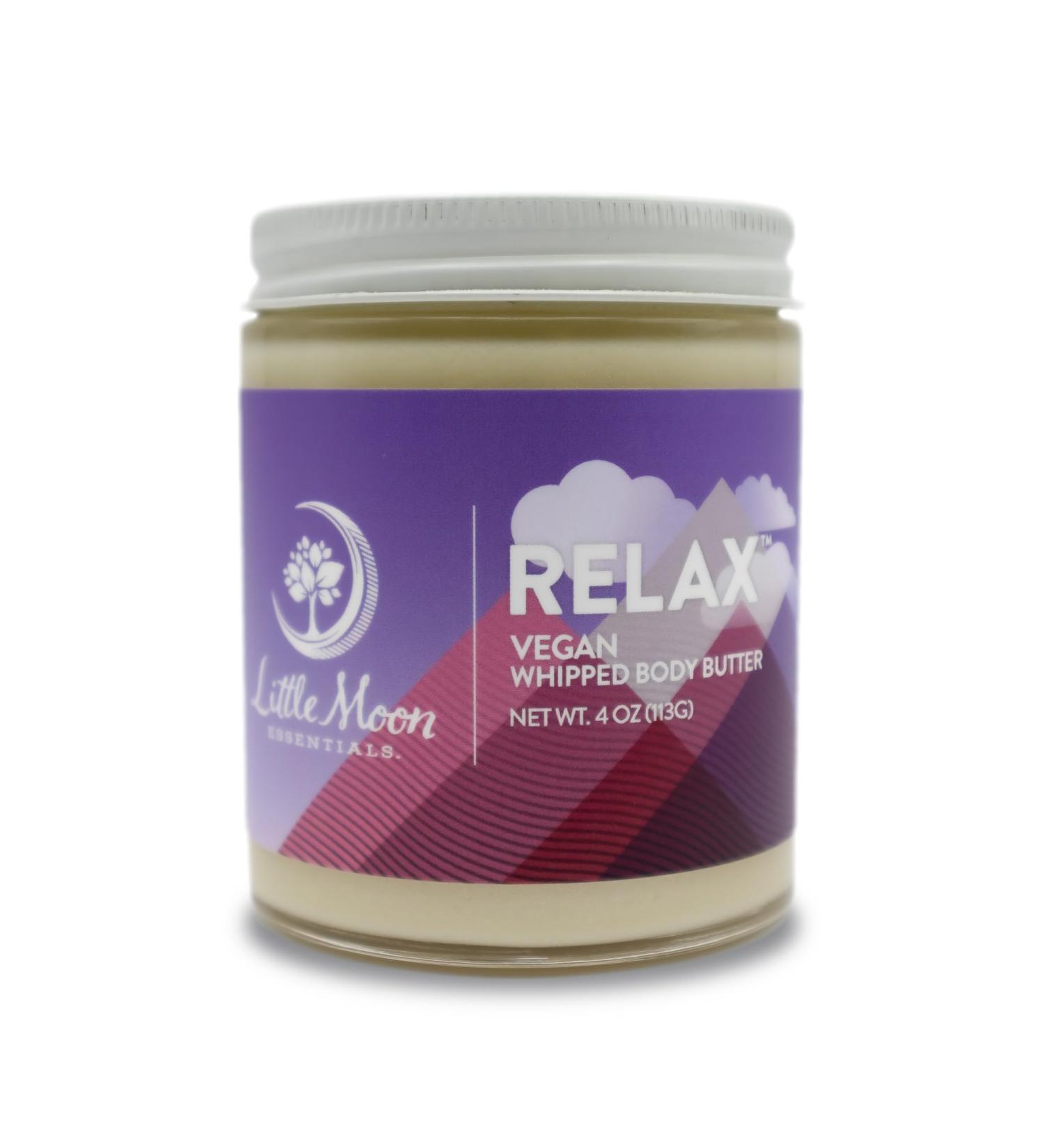 Little Moon Essentials Relax Body Butter | Vegan & Cruelty-Free Calming Moisturizer with Cocoa & Shea Butter - International Shipping Available - Buy Online on GoSupps.com