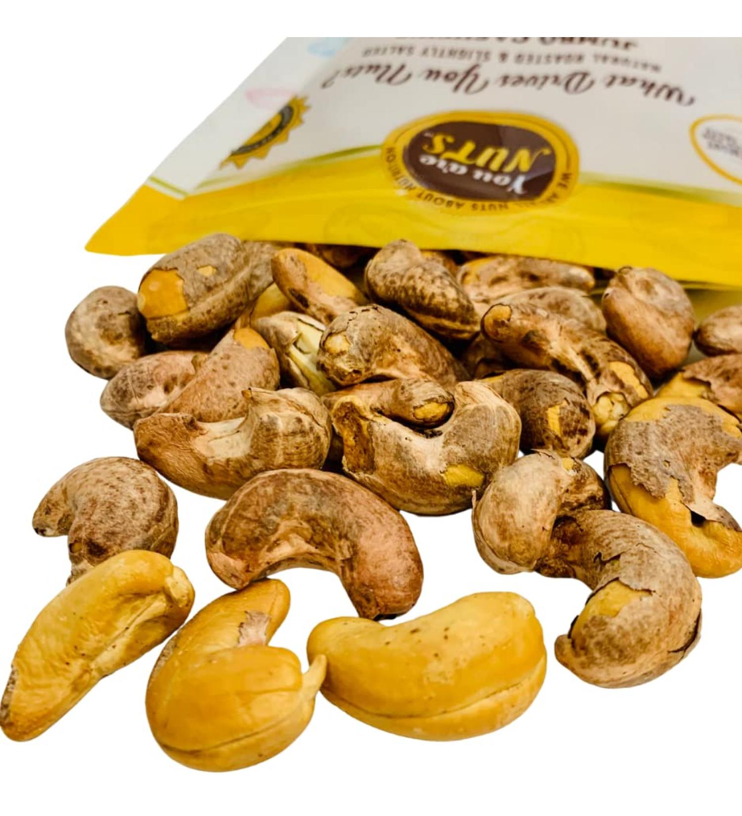 Naturally Roasted & Slightly Salted Cashews - 16 Oz Bag | Whole Cashews | Non GMO, Gluten Free, Vegan, Keto Friendly | Everyday Protein - Buy Online on GoSupps.com