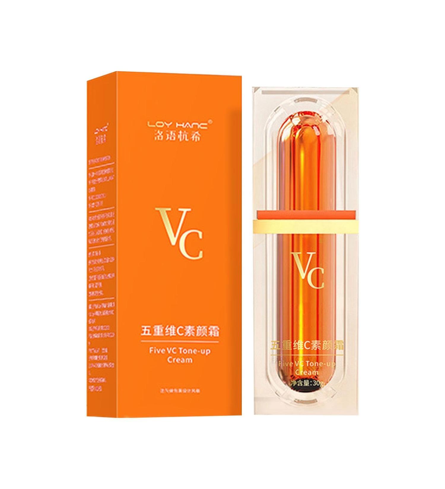  Lesunbak Vitamin C moisturizing cream facial moisturizer 5 ingredients with vitamin C light texture for fresh and radiant skin brightening effect for most dry skin types - Buy Online on GoSupps.com