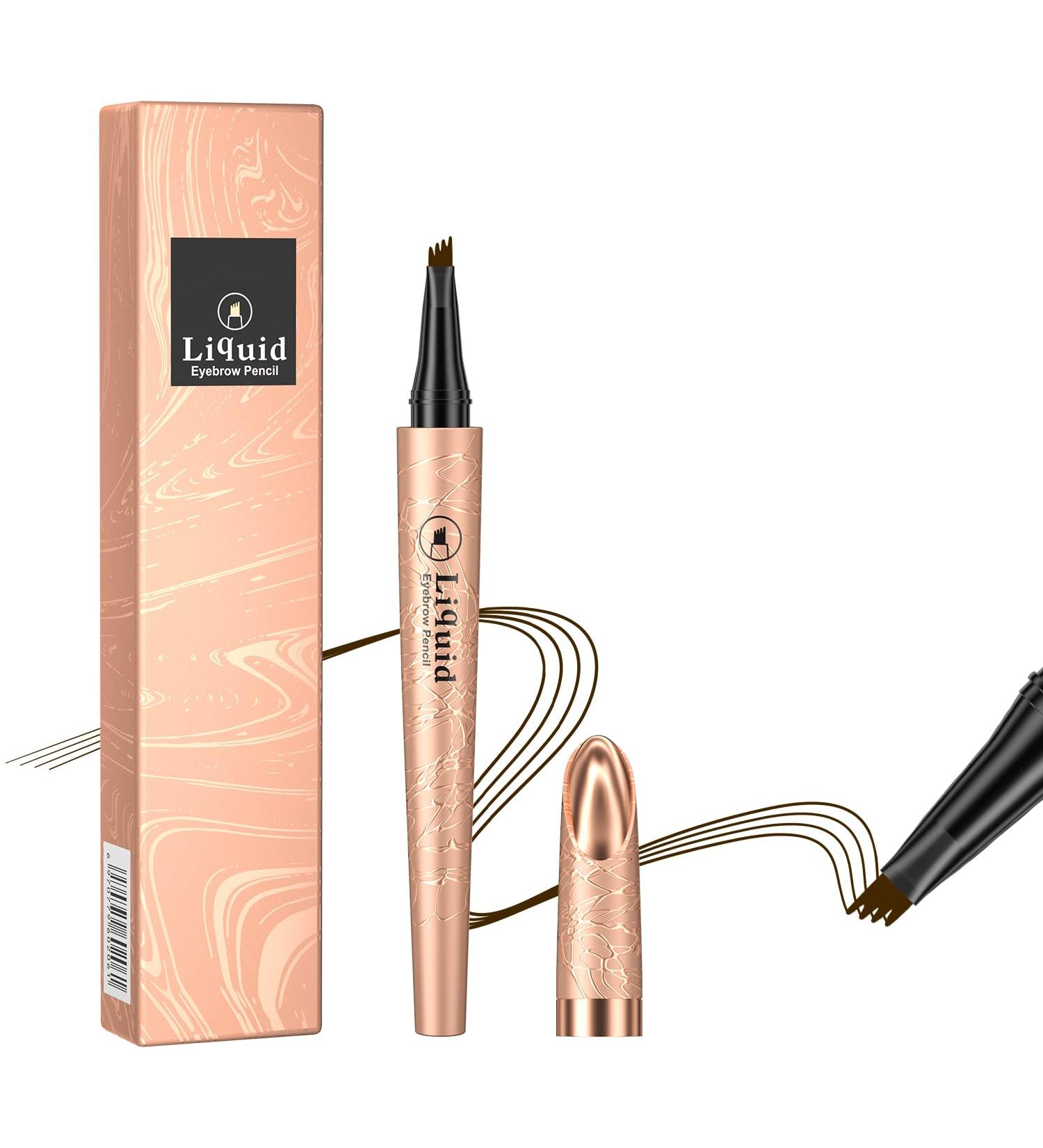 Microblading Eyebrow Pen - 3D Waterproof & Smudge-Proof Eyebrow Magic Pencil for Natural Brows (Dark Brown) - International Shipping Available - Buy Online on GoSupps.com